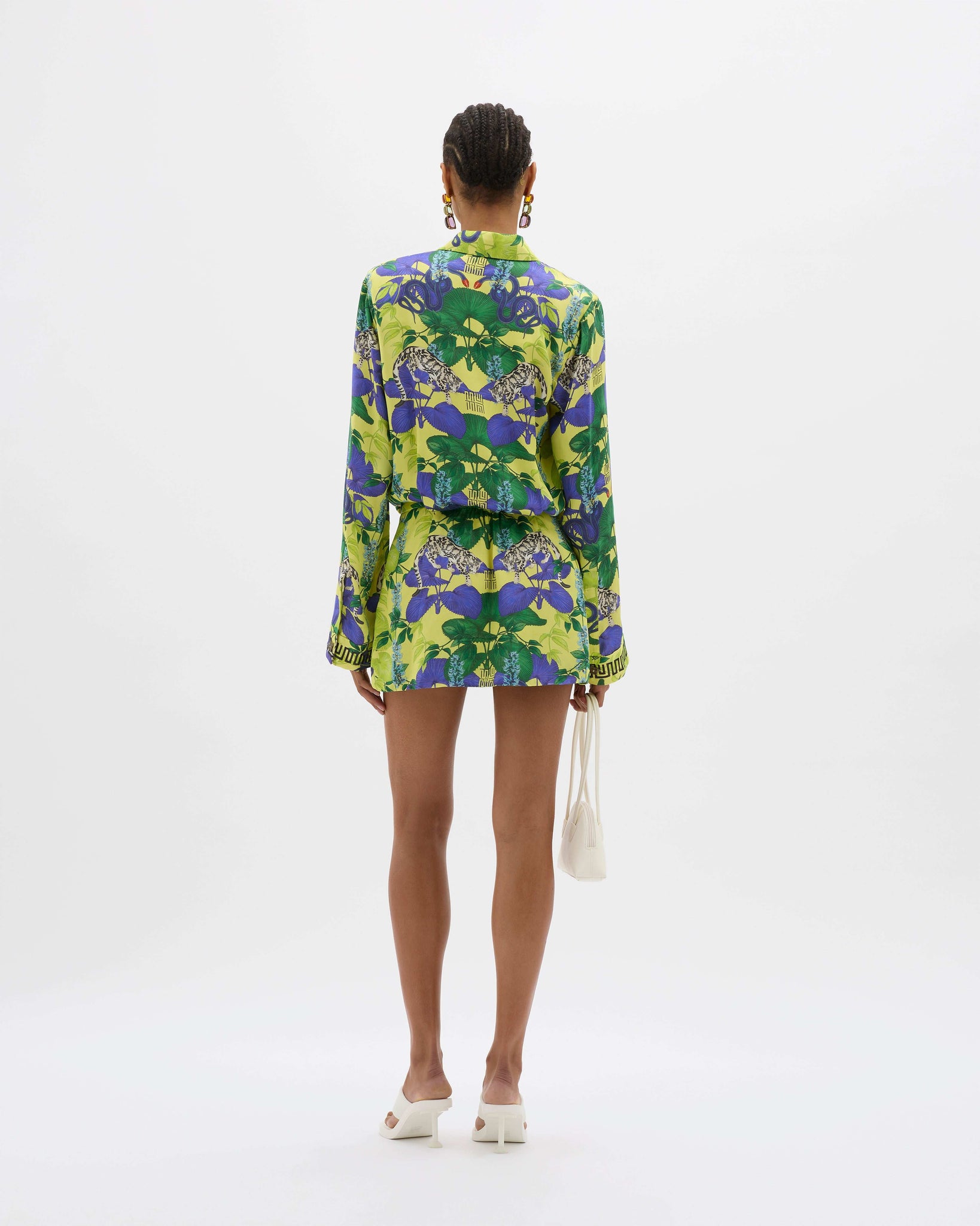 Yin Illustrated Shirt Dress