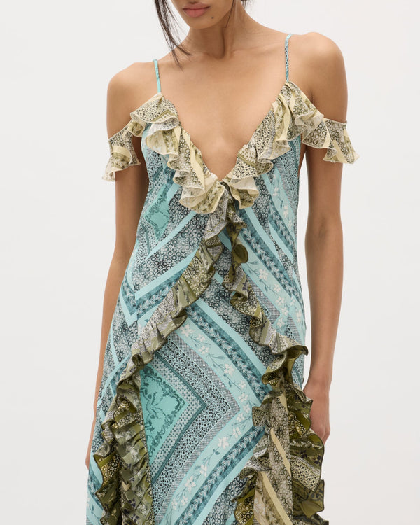 Azul Bandana Ruffle Altair Dress