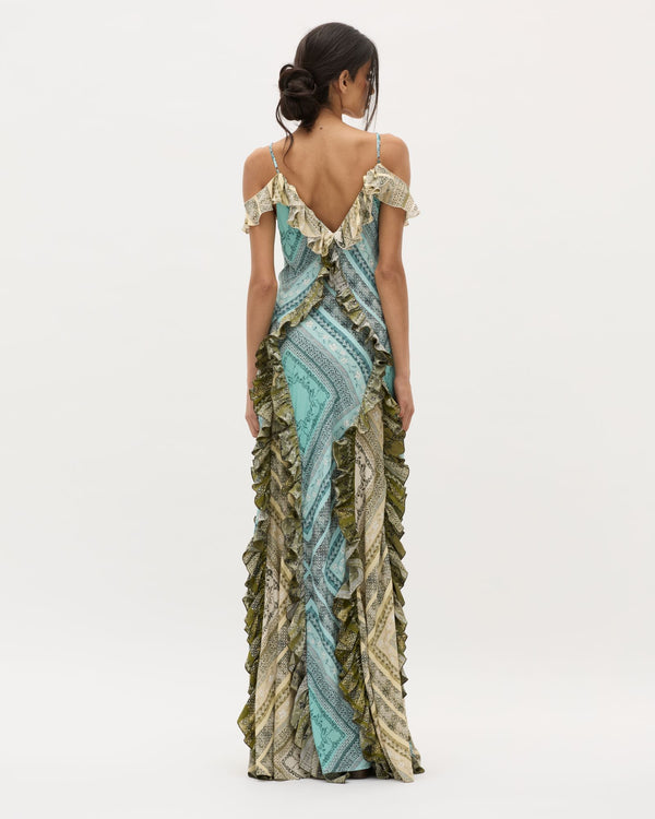 Azul Bandana Ruffle Altair Dress