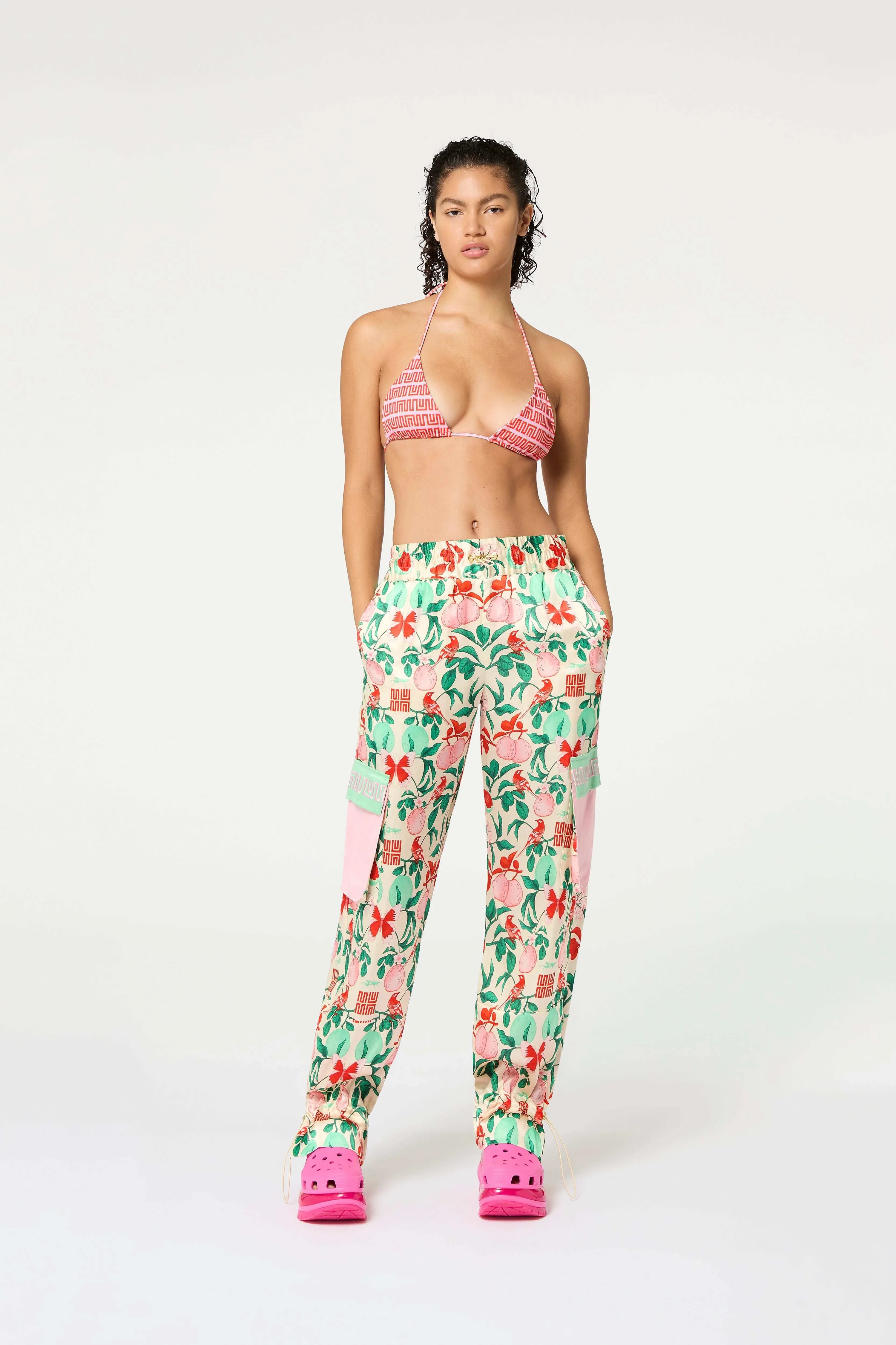 Pomelo Illustrated Cargo Pant - MUMA WORLD