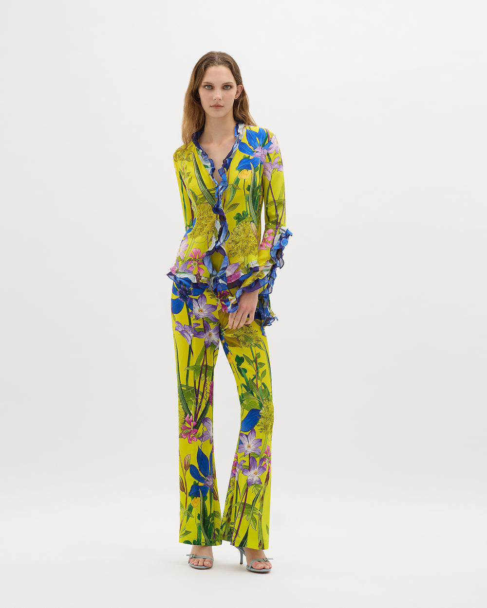 In The Garden Belel Ruffle Top - MUMA WORLD  Top