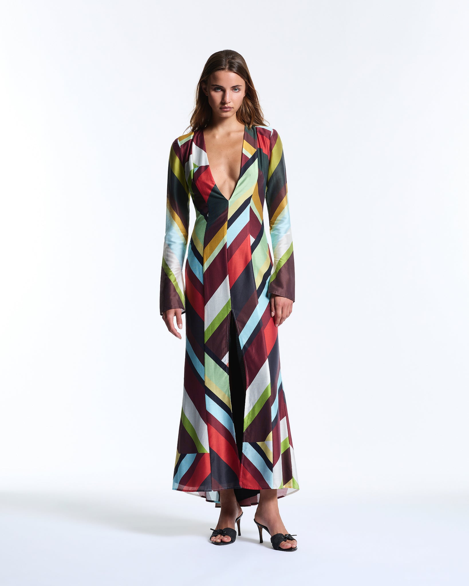 Sahara Stripe Saskia Dress