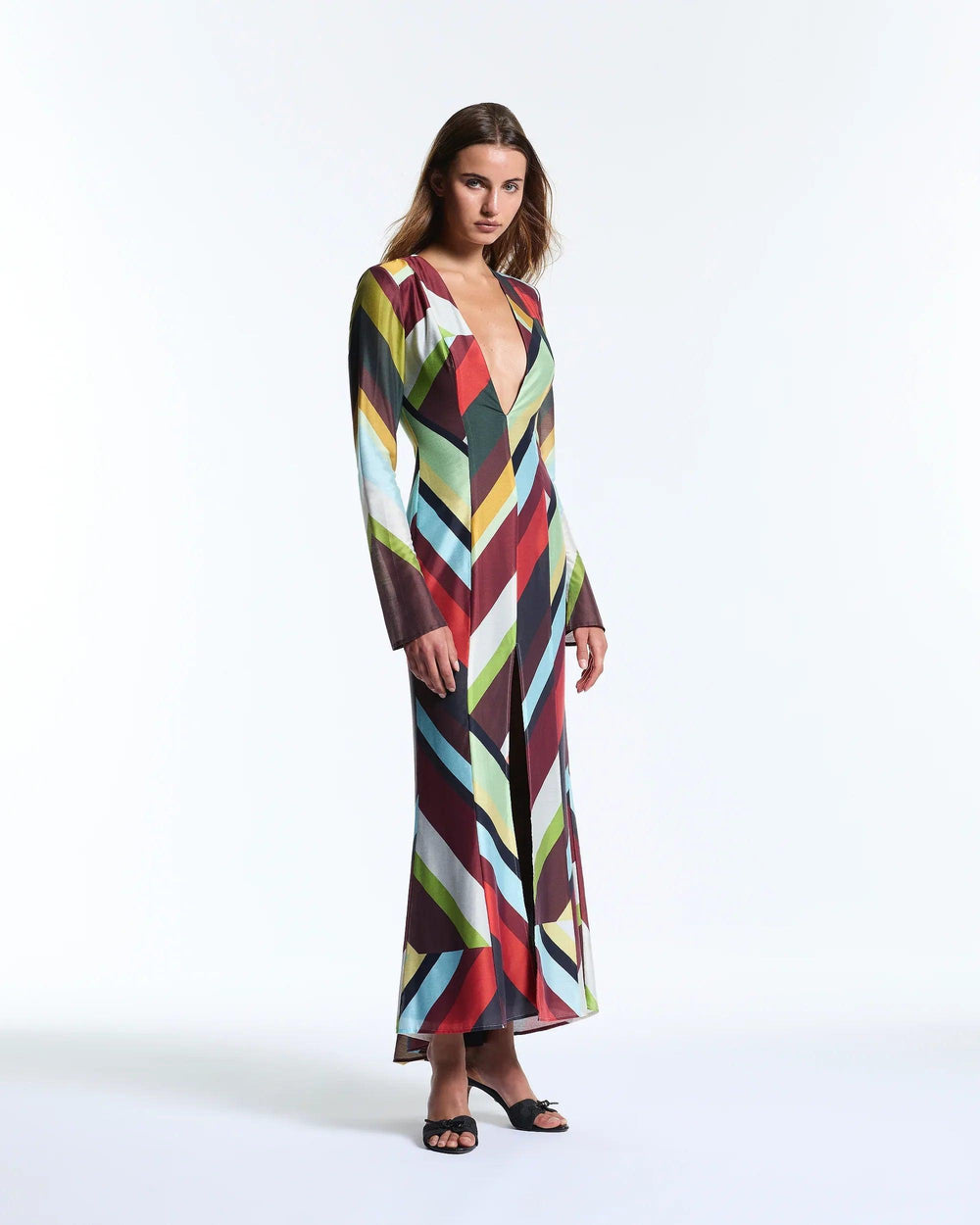 Sahara Stripe Saskia Dress - MUMA WORLD
