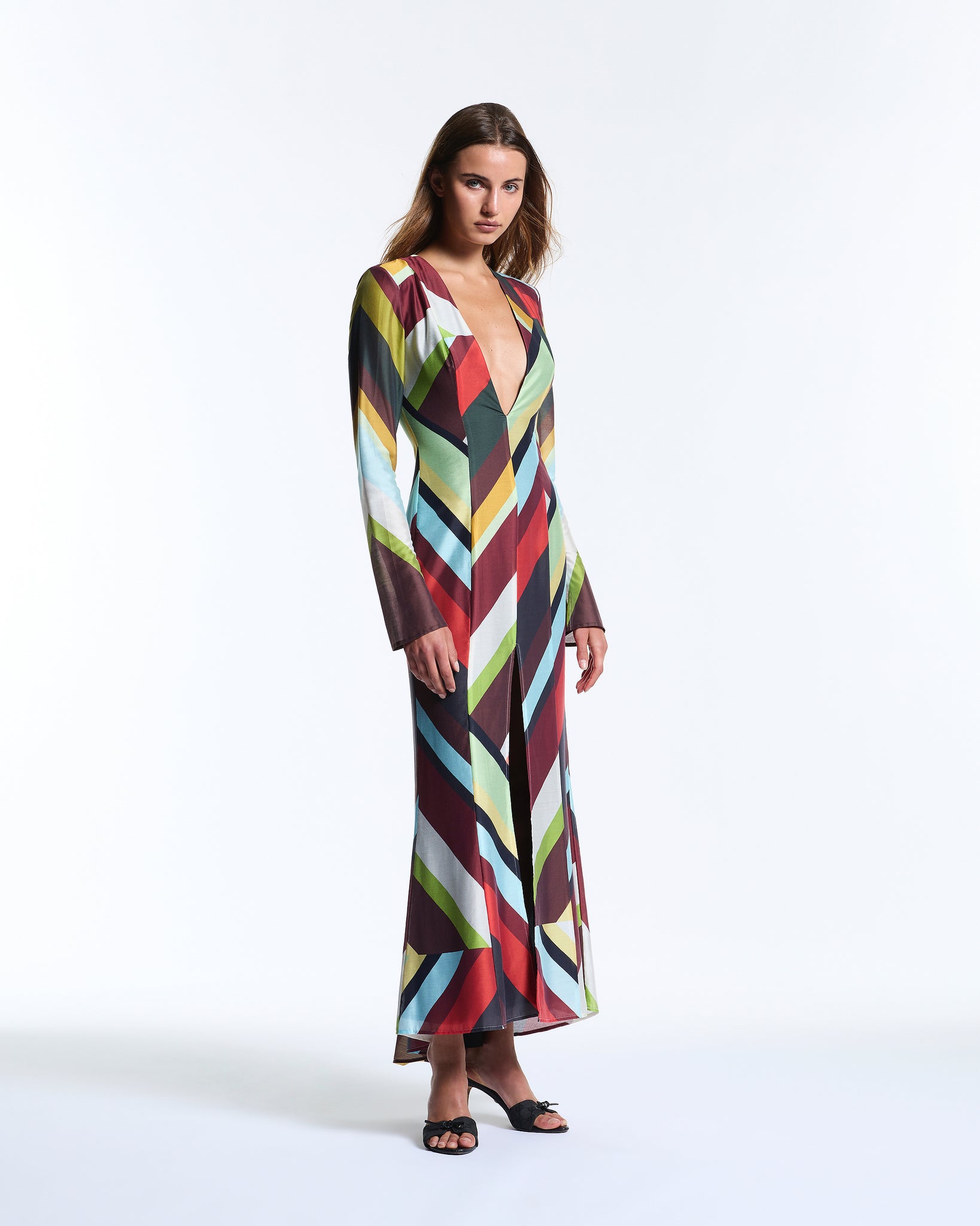 Sahara Stripe Saskia Dress