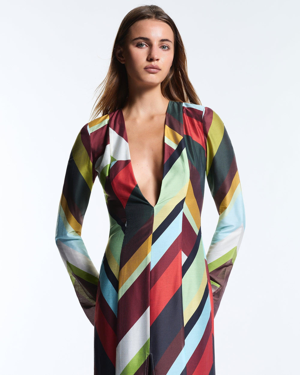 Sahara Stripe Saskia Dress - MUMA WORLD