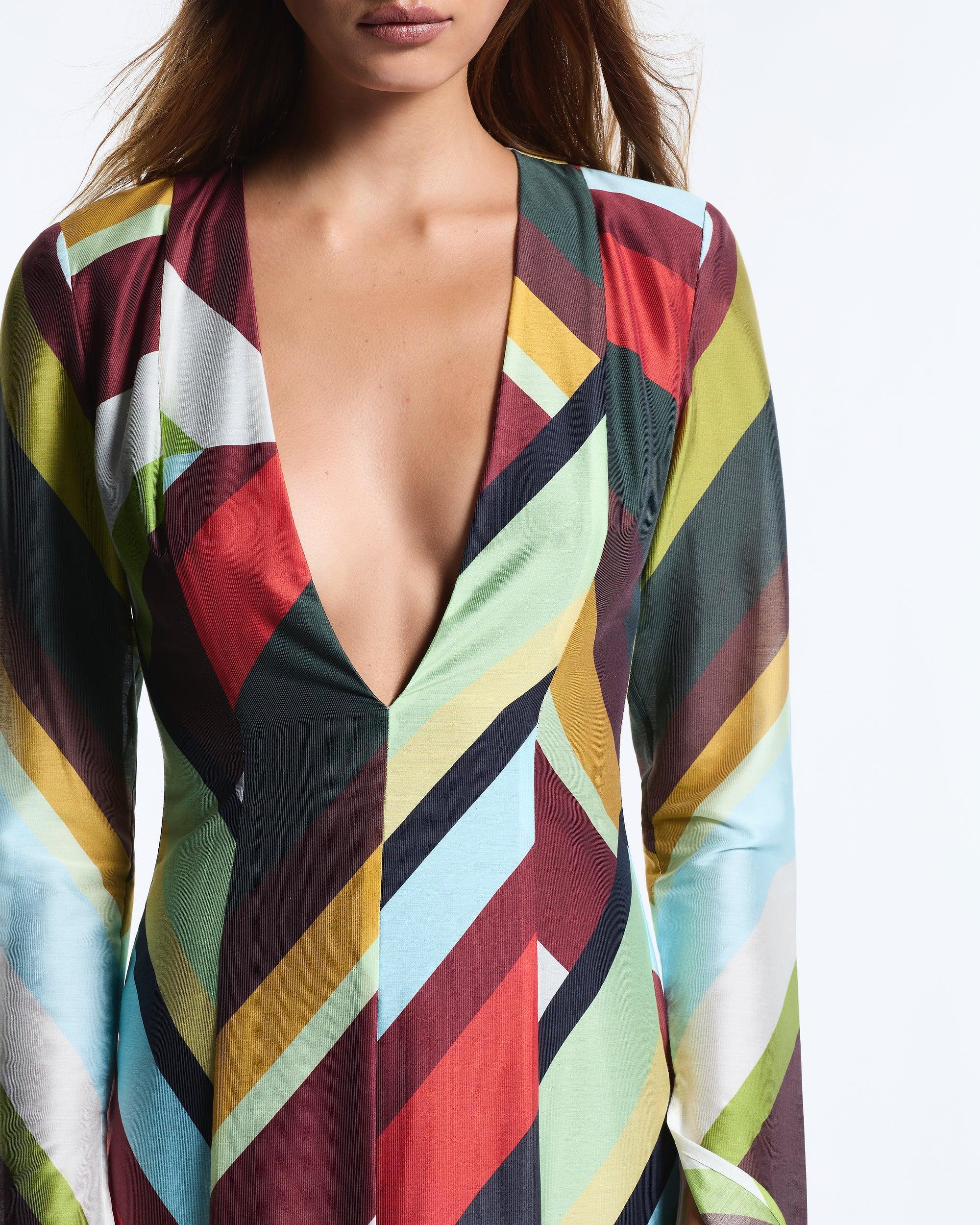 Sahara Stripe Saskia Dress - MUMA WORLD