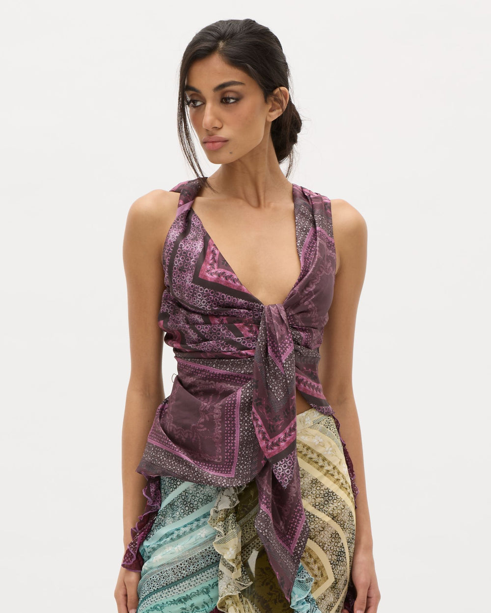 Morado Bandana Juno Top