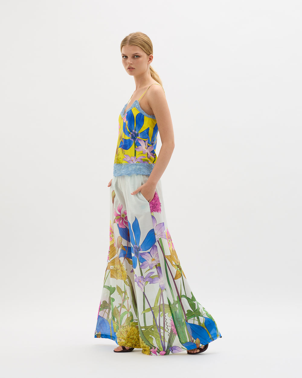 In The Garden Wide Leg Pants - MUMA WORLD  Pant