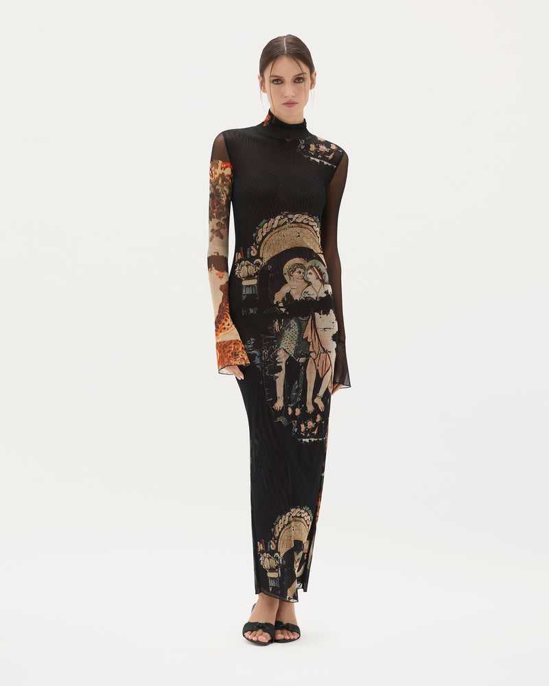 Bastet Pheonix Mesh Dress