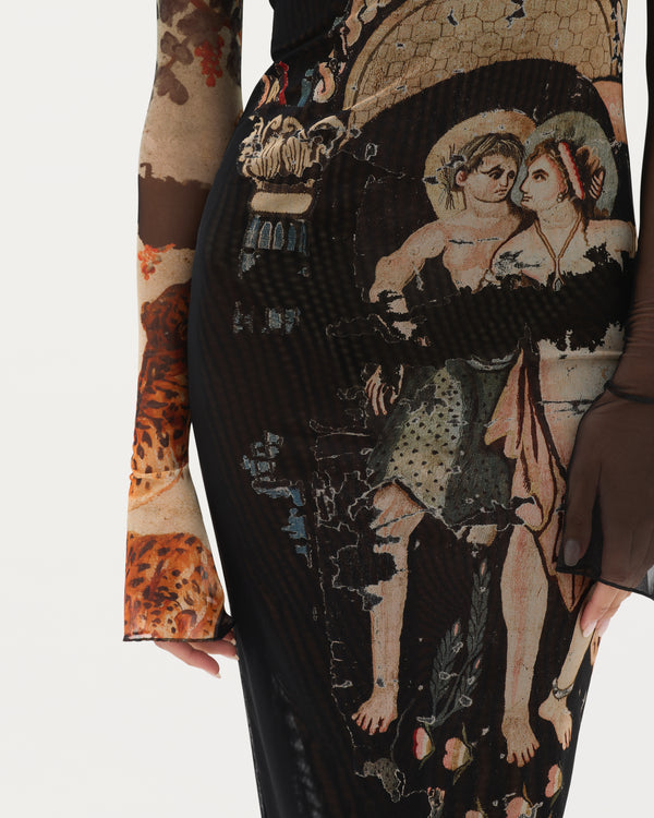 Bastet Pheonix Mesh Dress