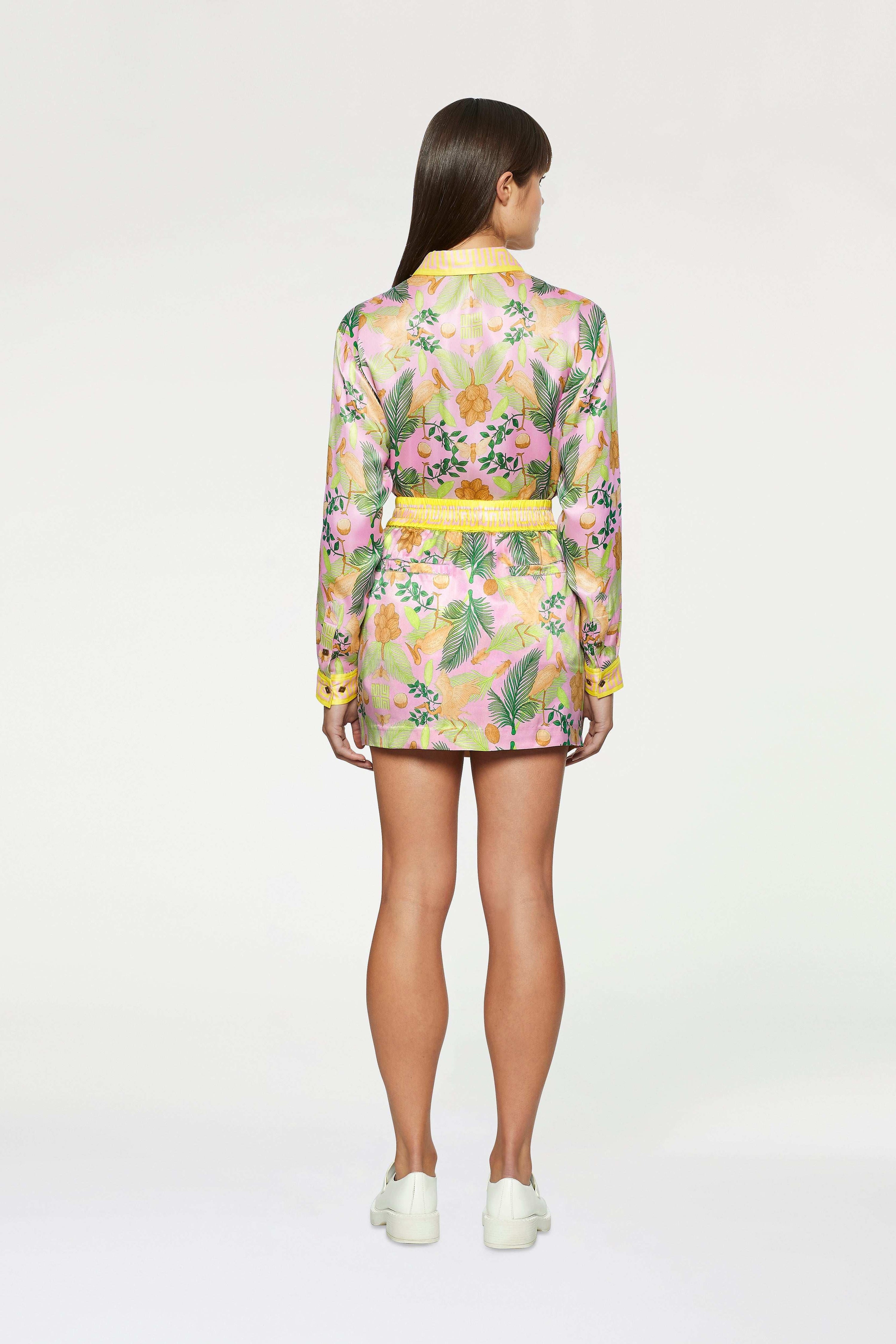 Coconut & Fingerlime Illustrated Skirt - MUMA WORLD