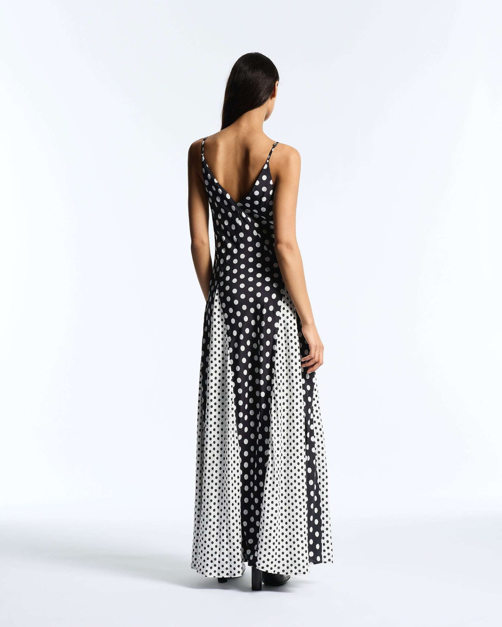 Mixed Polkadot Altair Dress