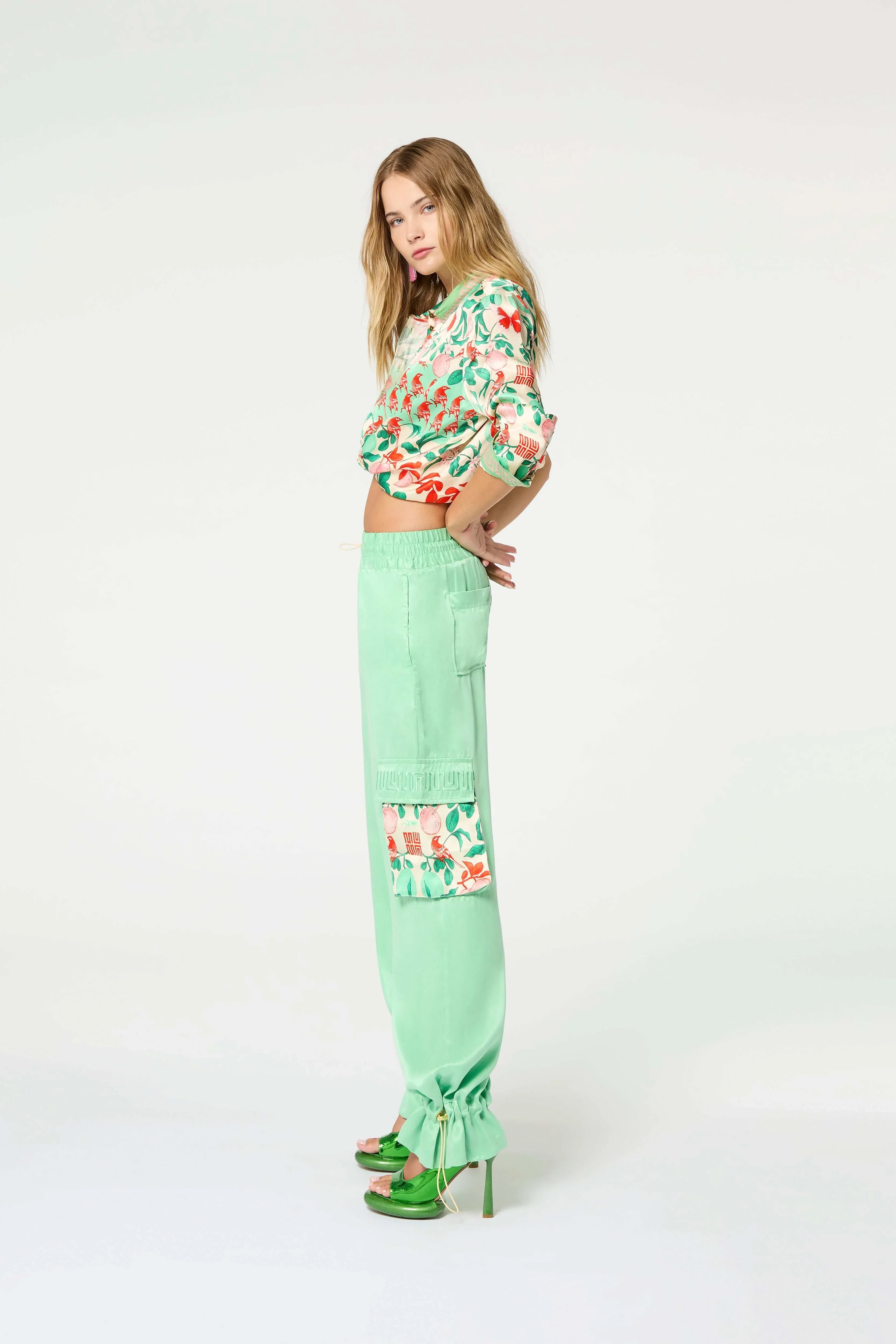 Pomelo Contrast Cargo Pant - MUMA WORLD