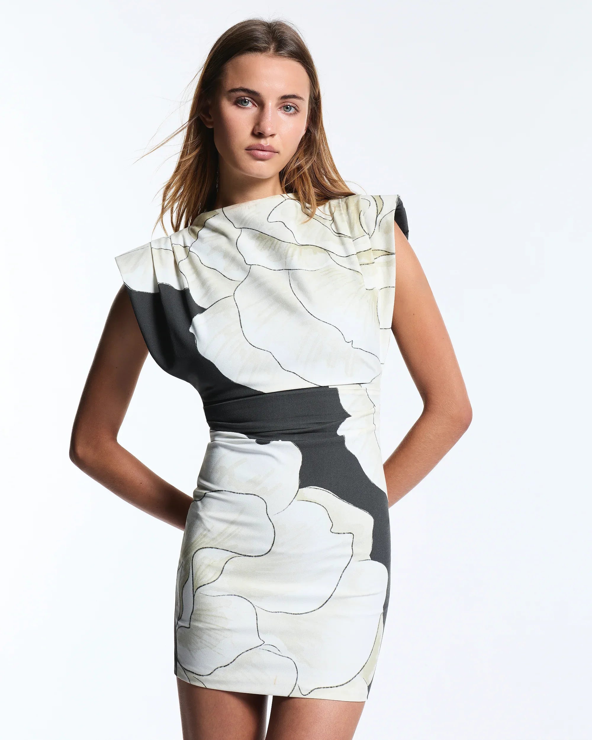 Noir Moschata Amine Mini Dress - MUMA WORLD