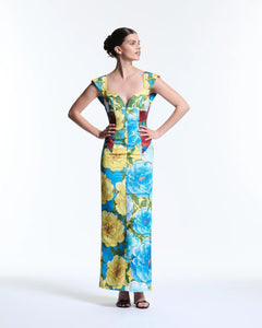 Mixed Floral Celine Dress - MUMA WORLD