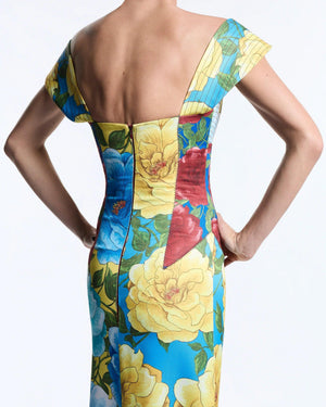 Mixed Floral Celine Dress - MUMA WORLD