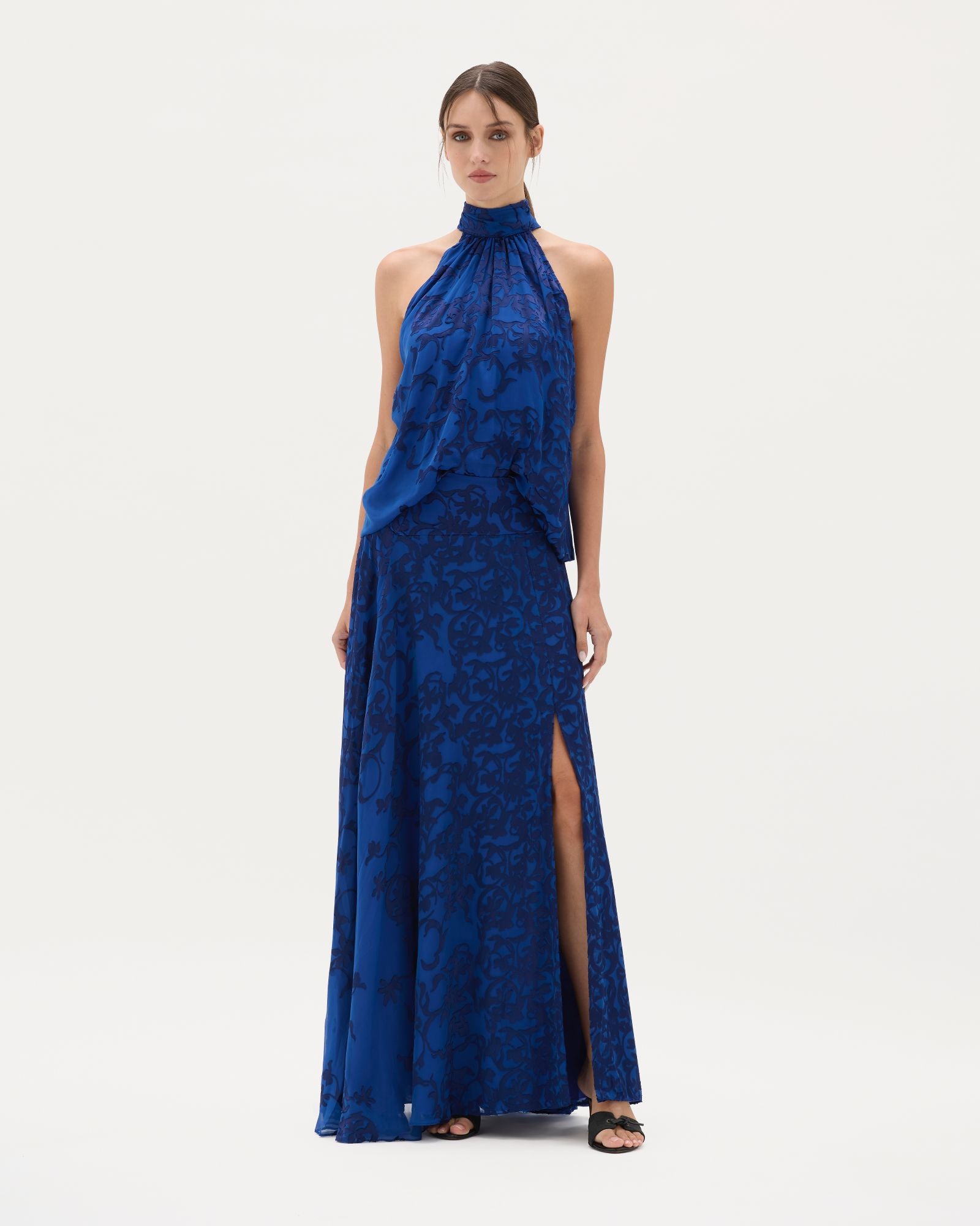 Sapphire Burnout Nina Skirt