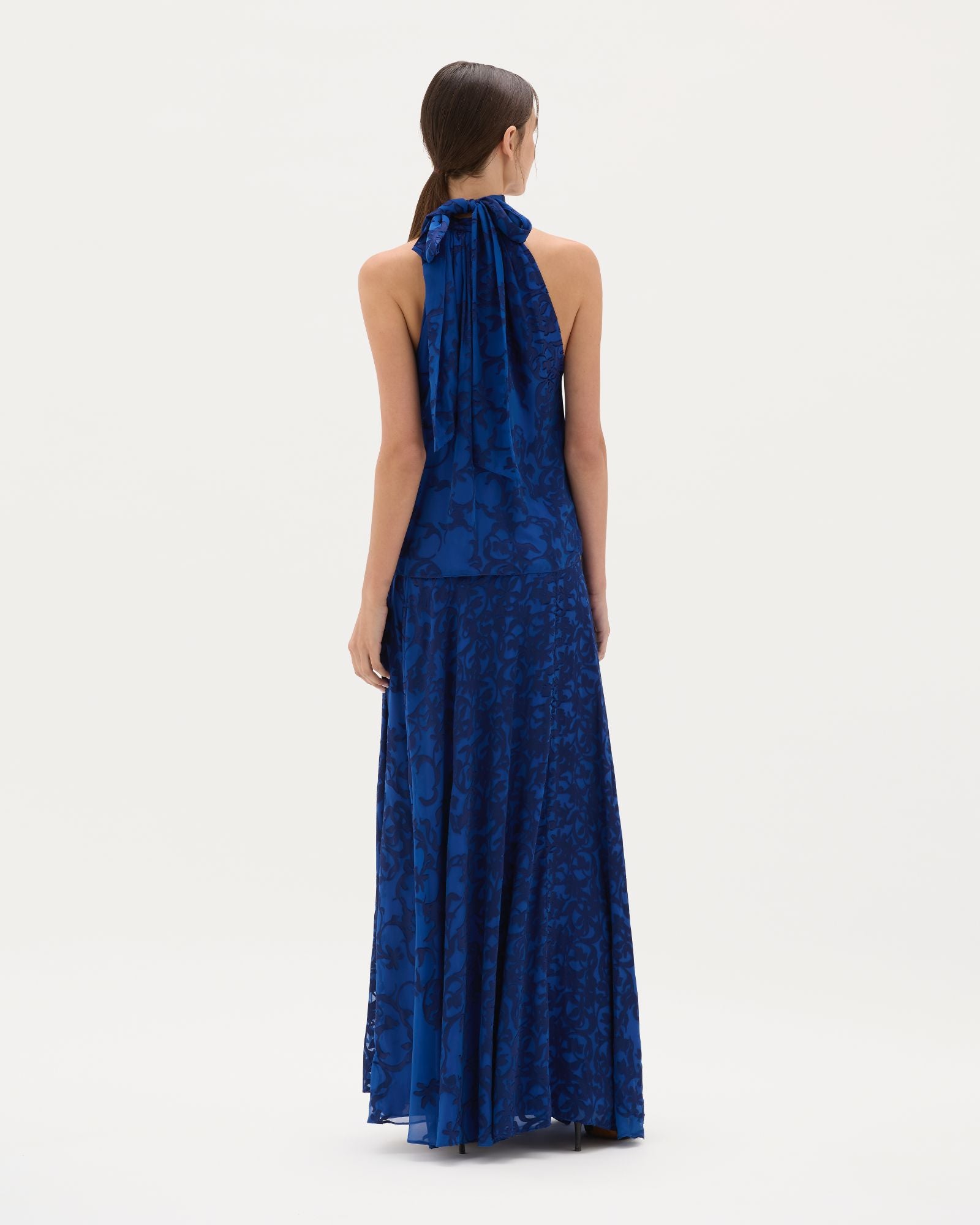 Sapphire Burnout Nina Skirt