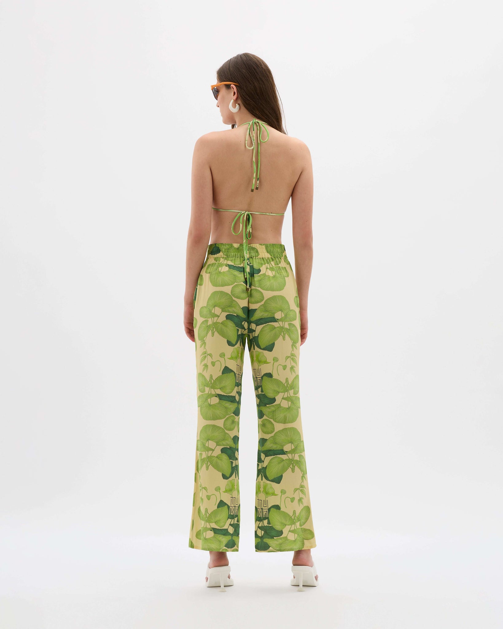 Yin Lotus Illustrated Pant