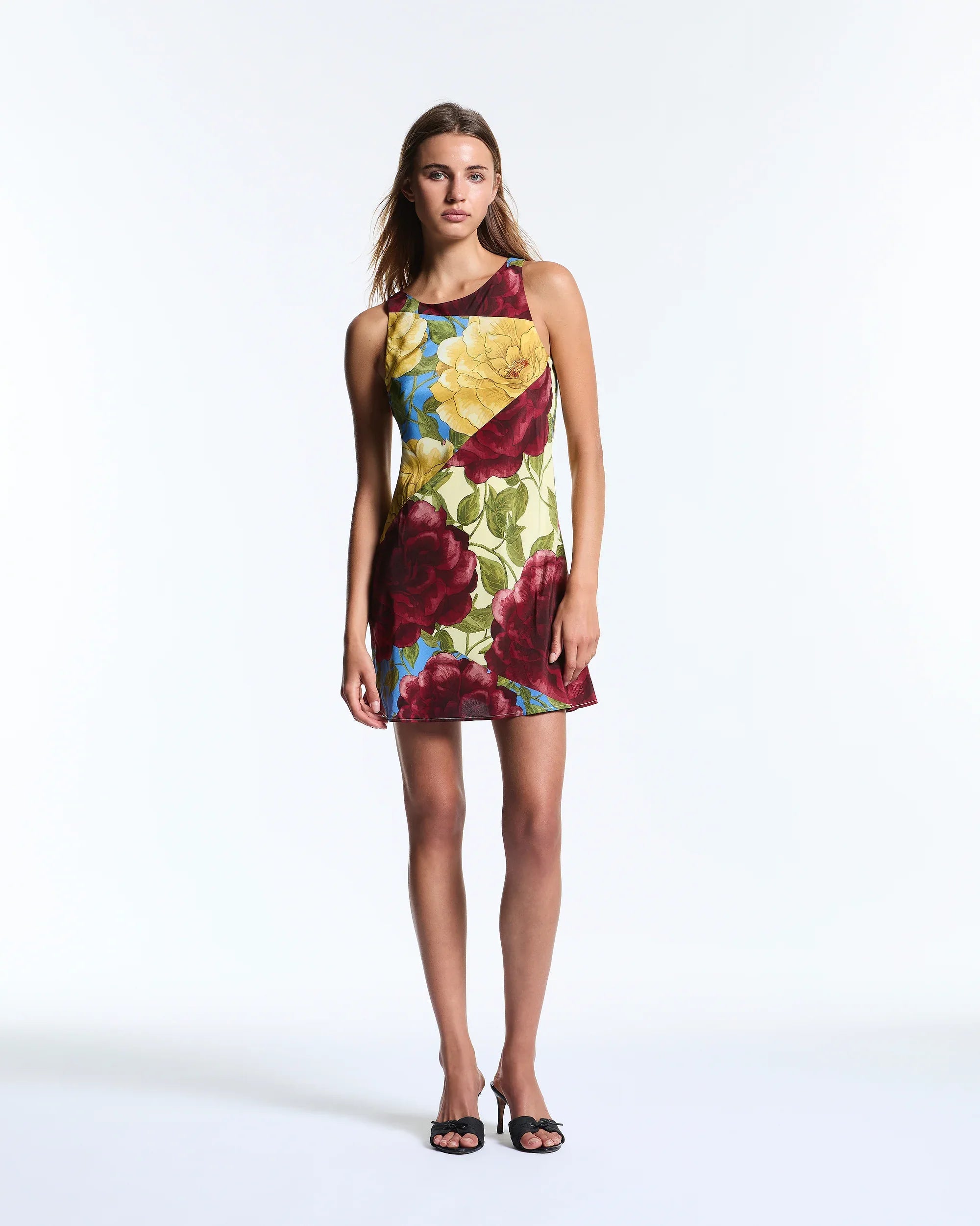 Mixed Floral Electra Mini Dress - MUMA WORLD