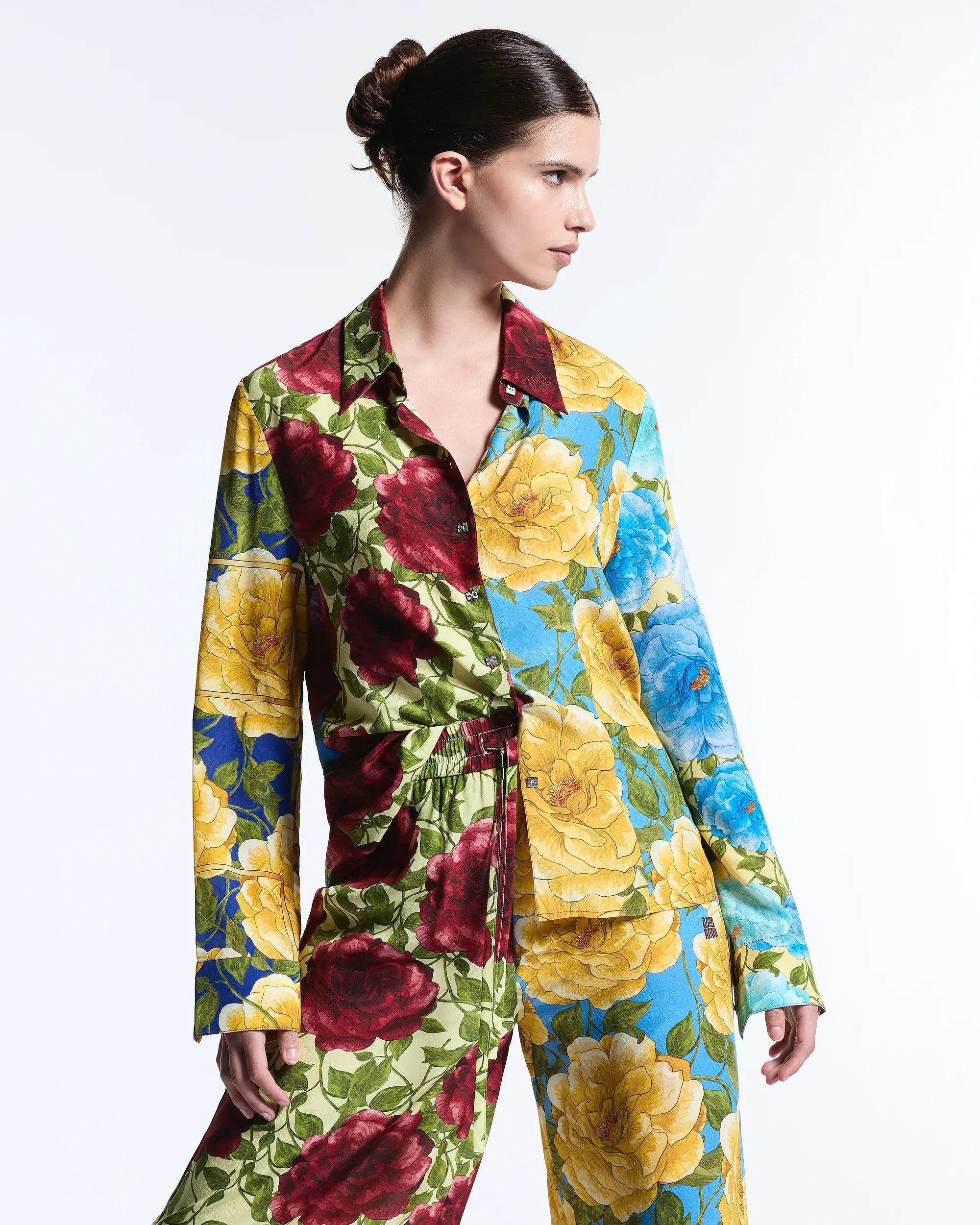 Mixed Floral Astrid Shirt - MUMA WORLD