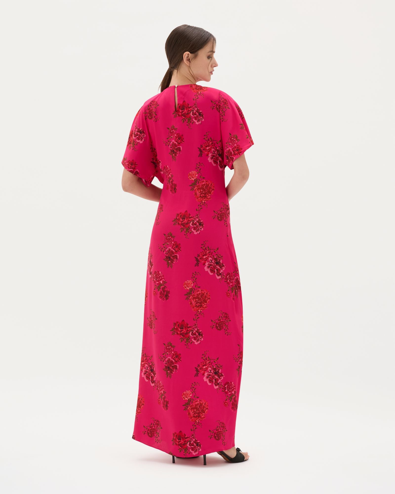 Magenta Bloom Zaira Dress