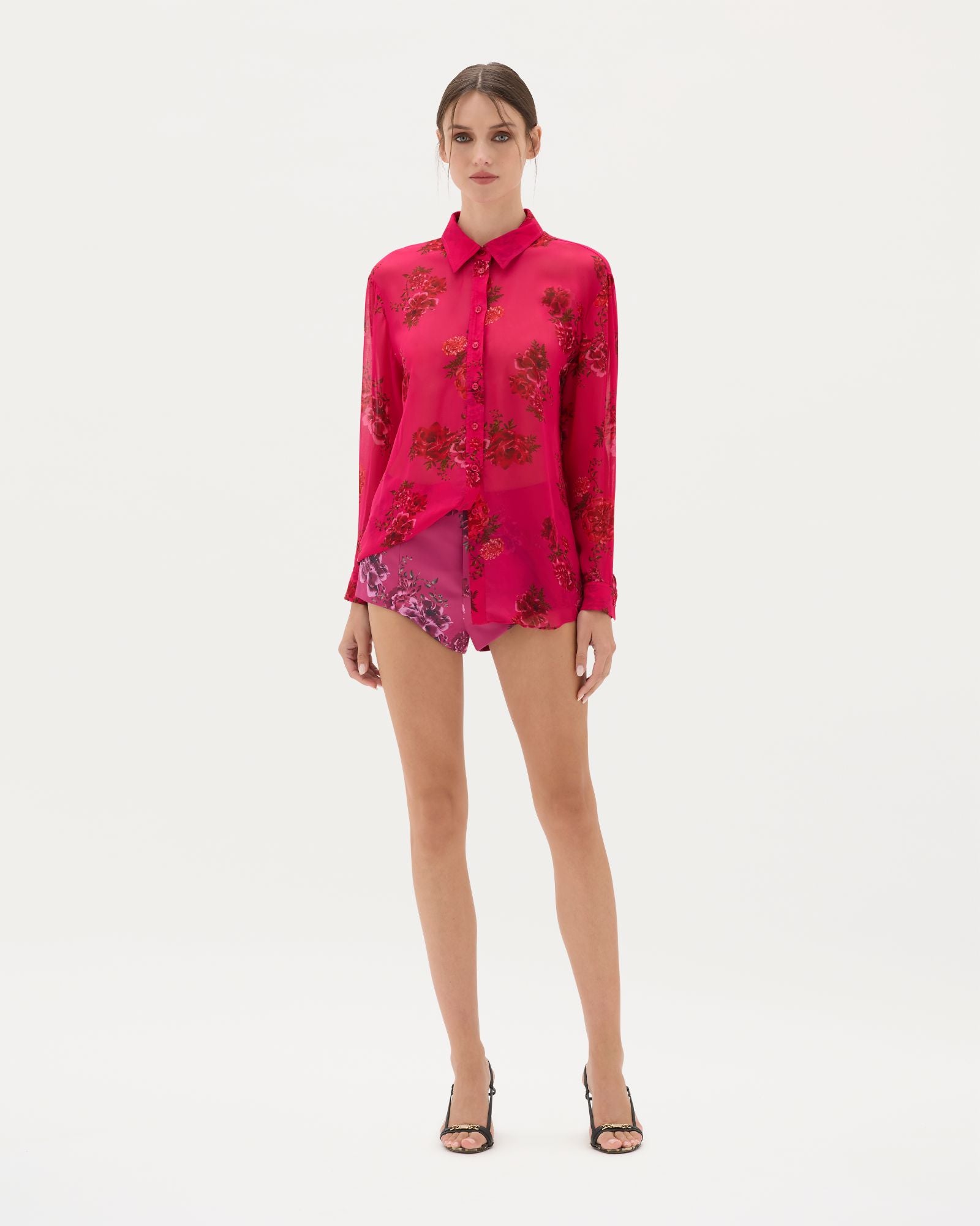 Magenta Bloom Classic Shirt