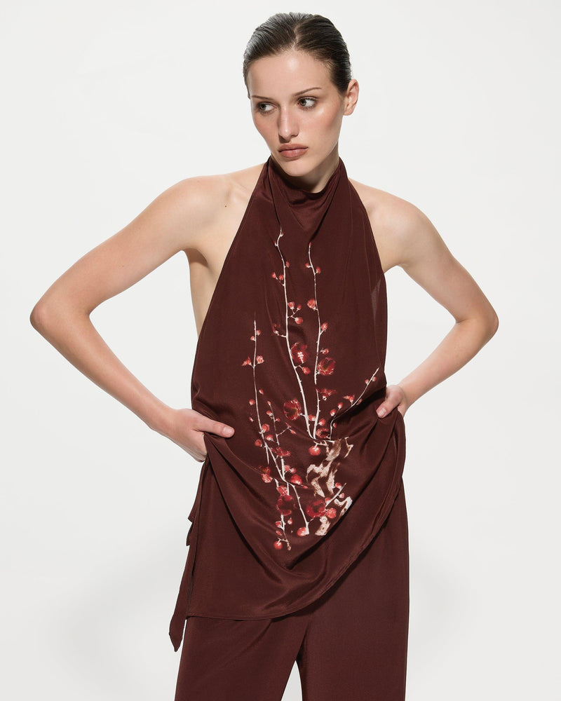 Hana Draped Halter Top