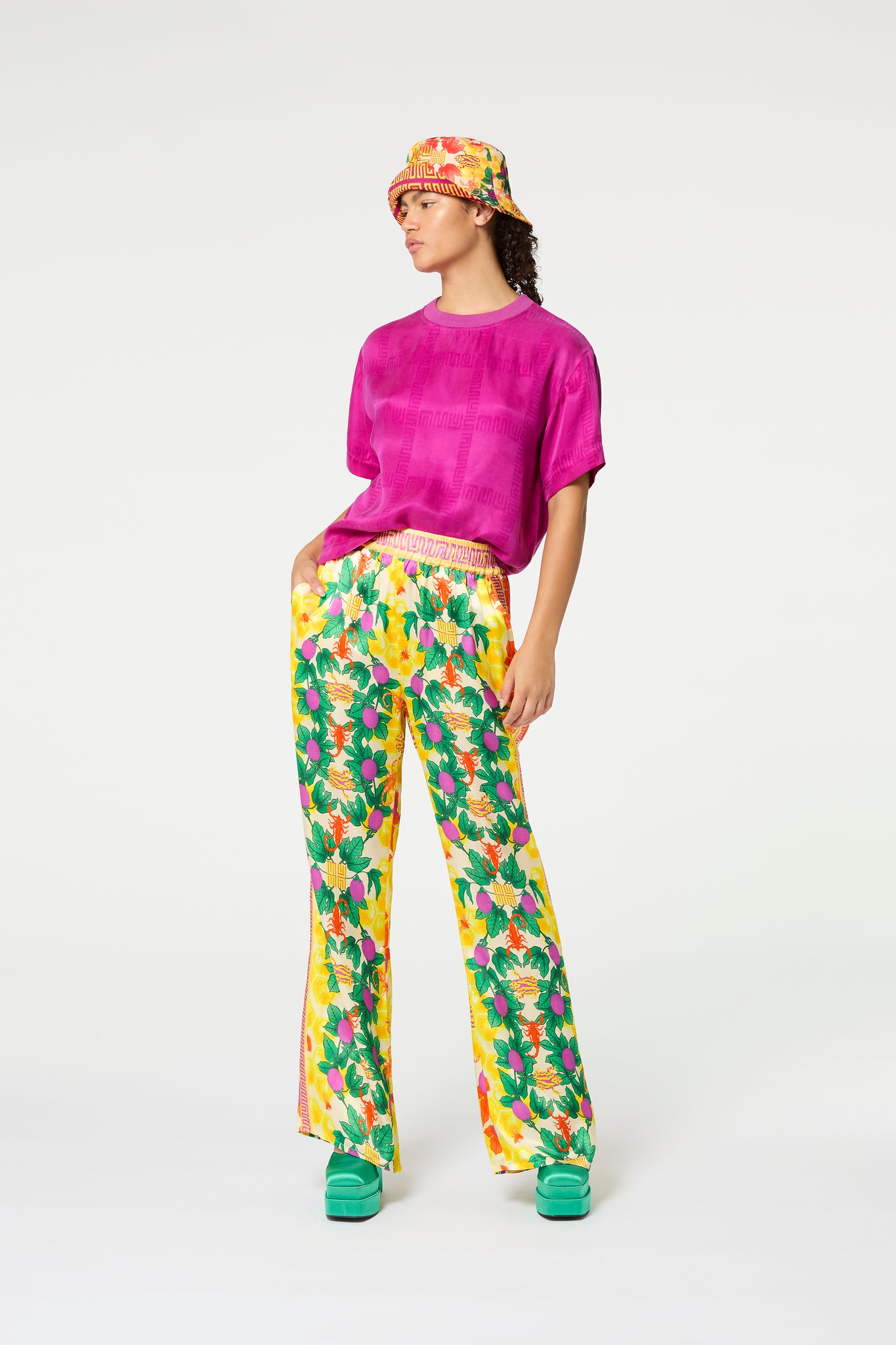 Passionfruit Illustrated Pant