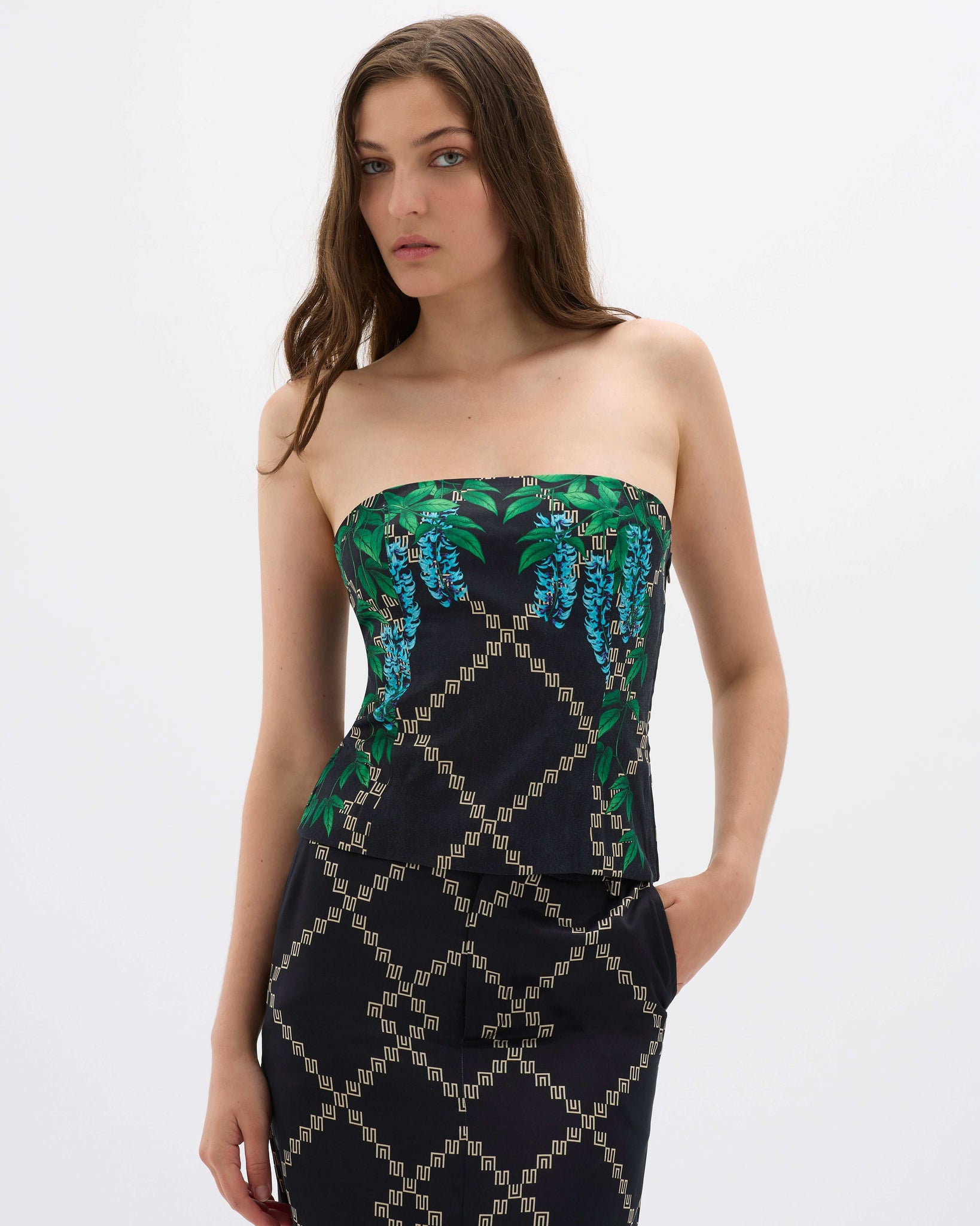 Jade Vine Bandeau Top