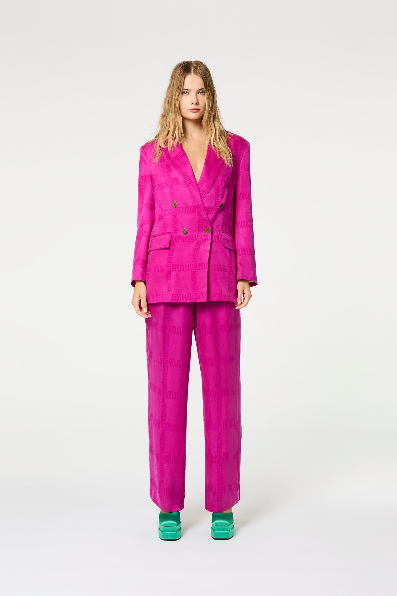 Passionfruit Jacquard Blazer