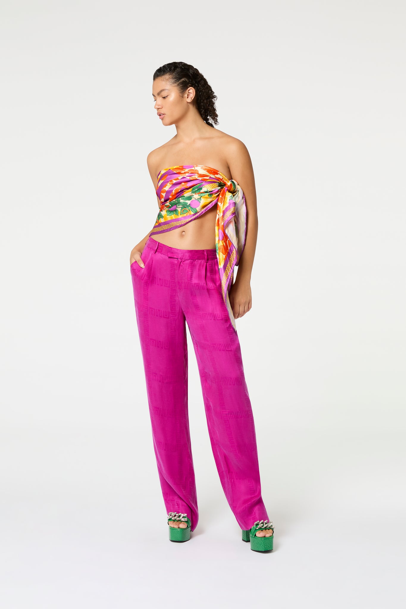 Passionfruit Jacquard Pant