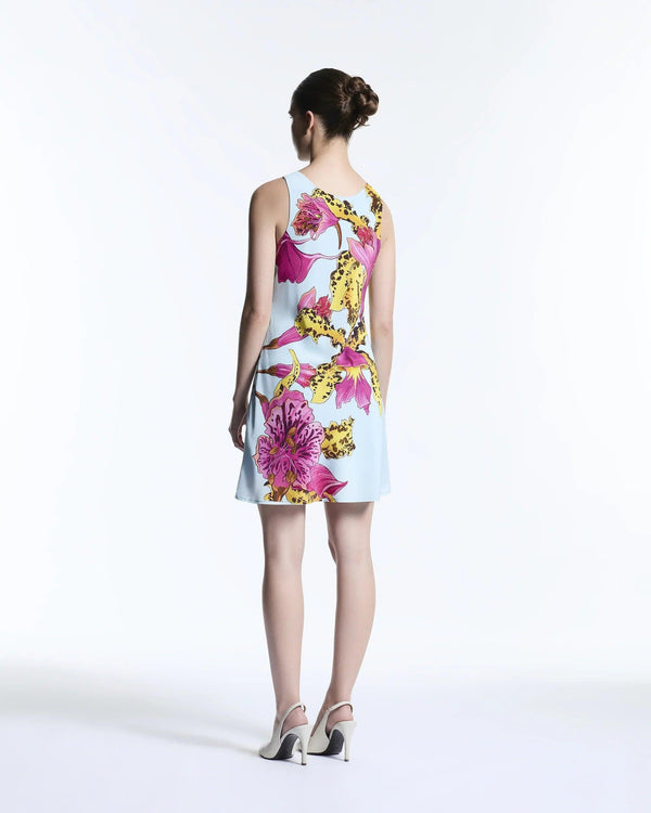 AMAZONIAN ORCHID ELECTRA MINI DRESS - MUMA WORLD