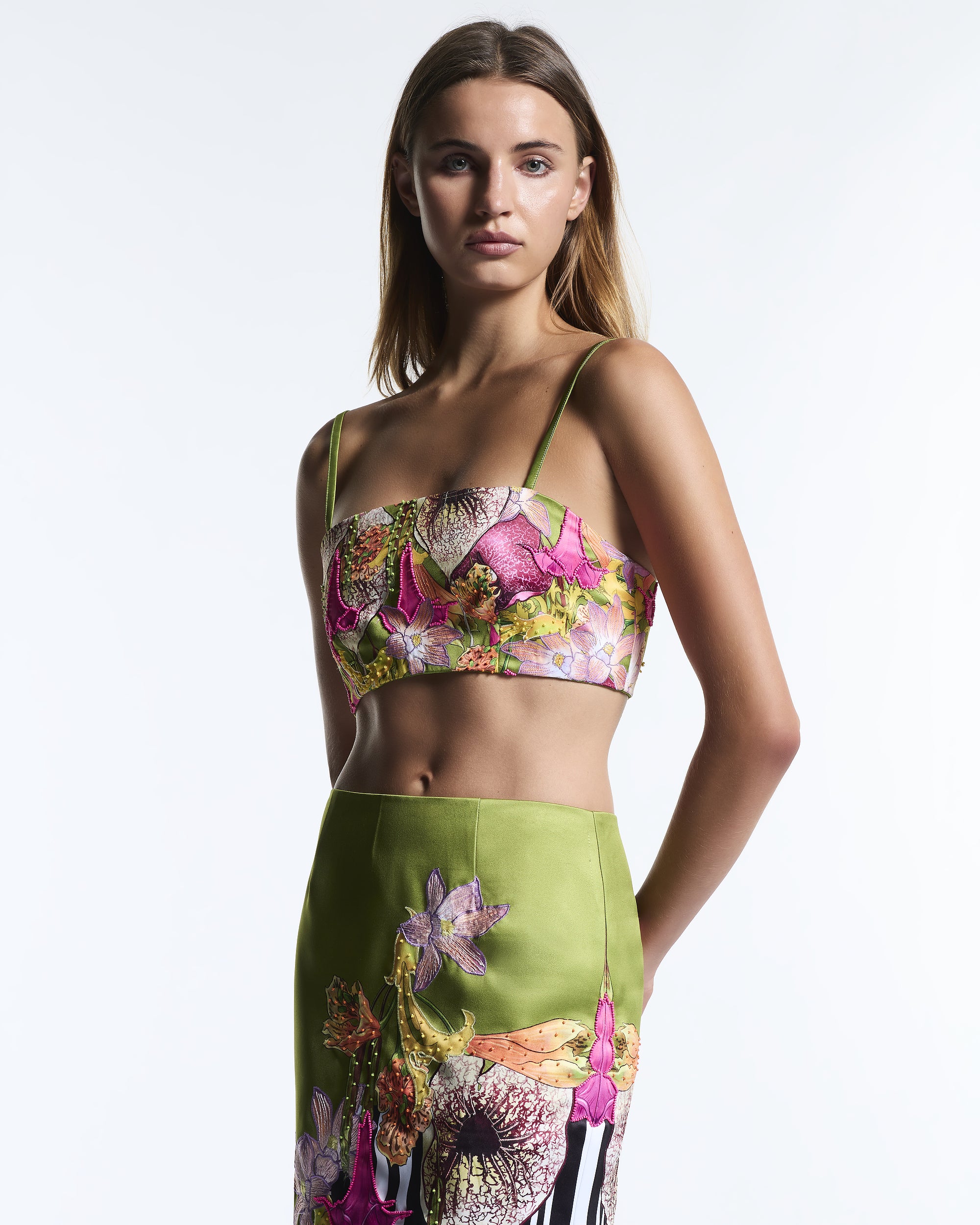 BEADED FLORAL CANOPY CROP