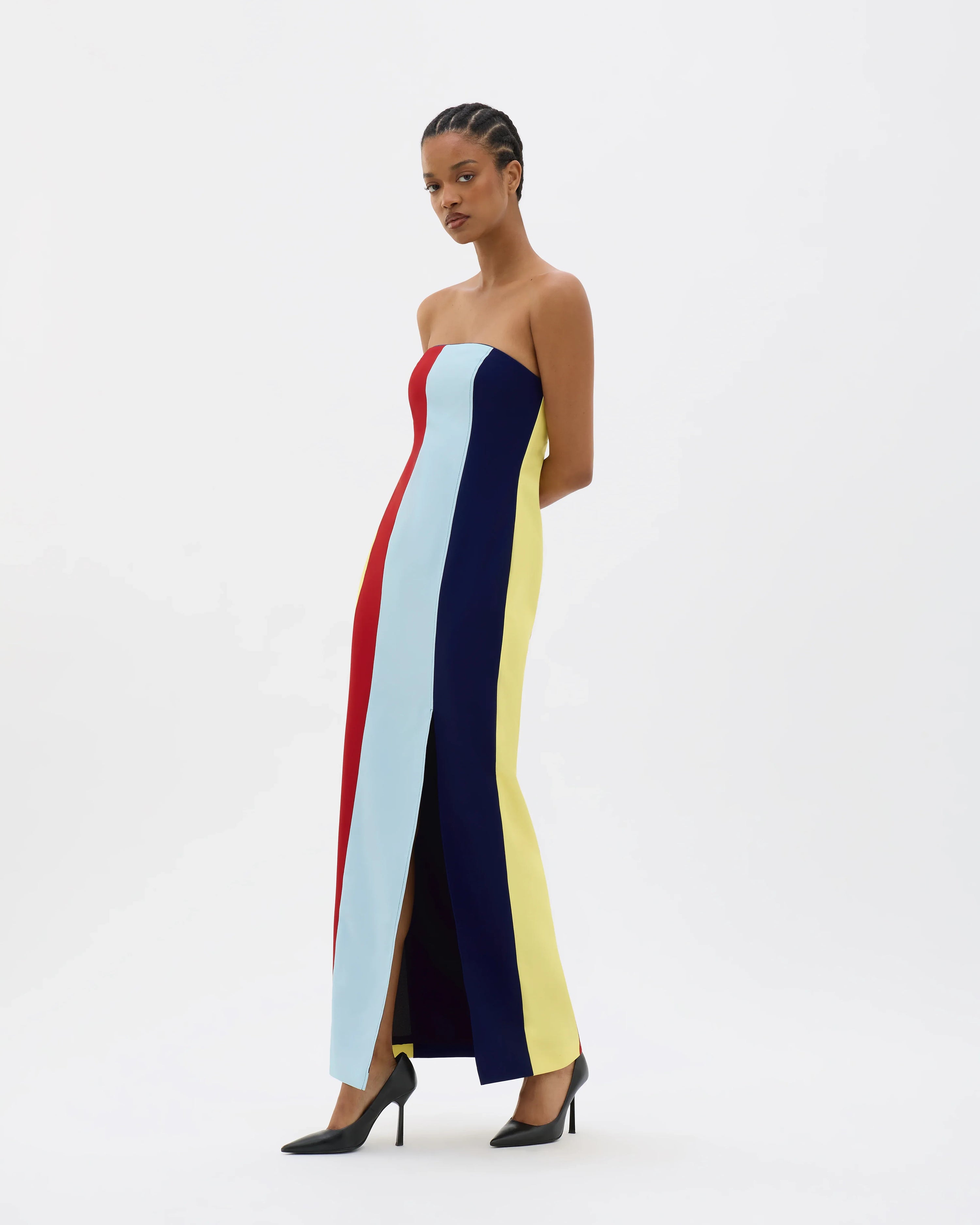 Panelwork Bandeau Dress - MUMA WORLD