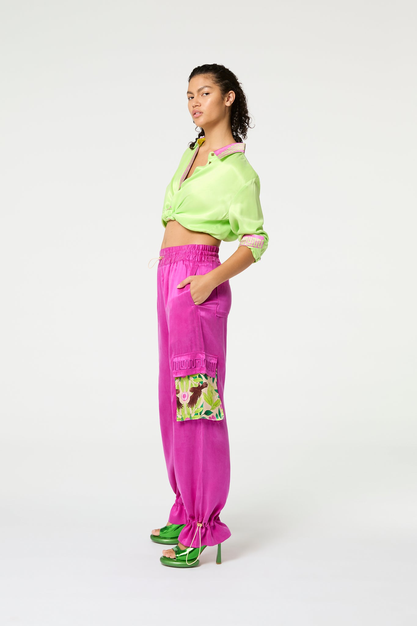 Lillypilly Contrast Cargo Pant