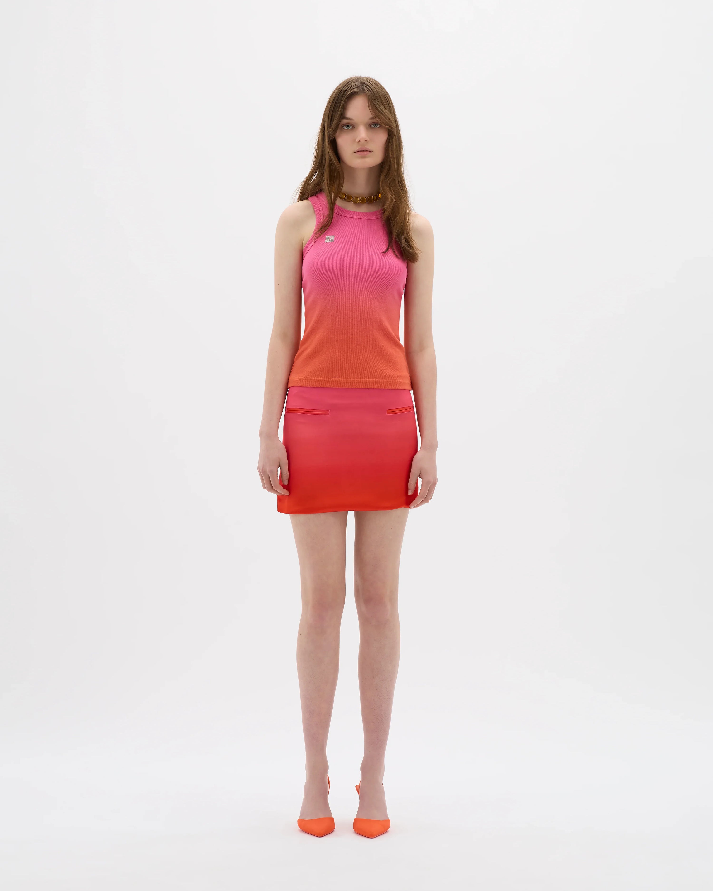 Yin Sunrise Ribbed Singlet - MUMA WORLD