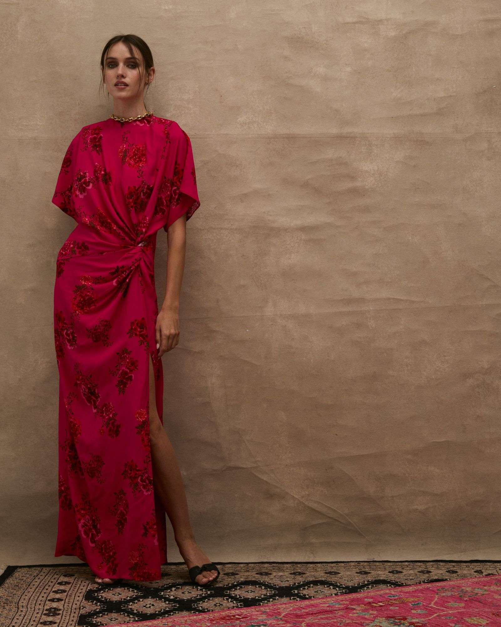 Magenta Bloom Zaira Dress