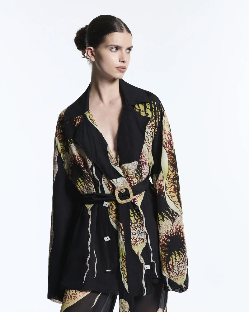 ARISTOLOCHIA ORGANZA MINI DRESS TRENCH - MUMA WORLD