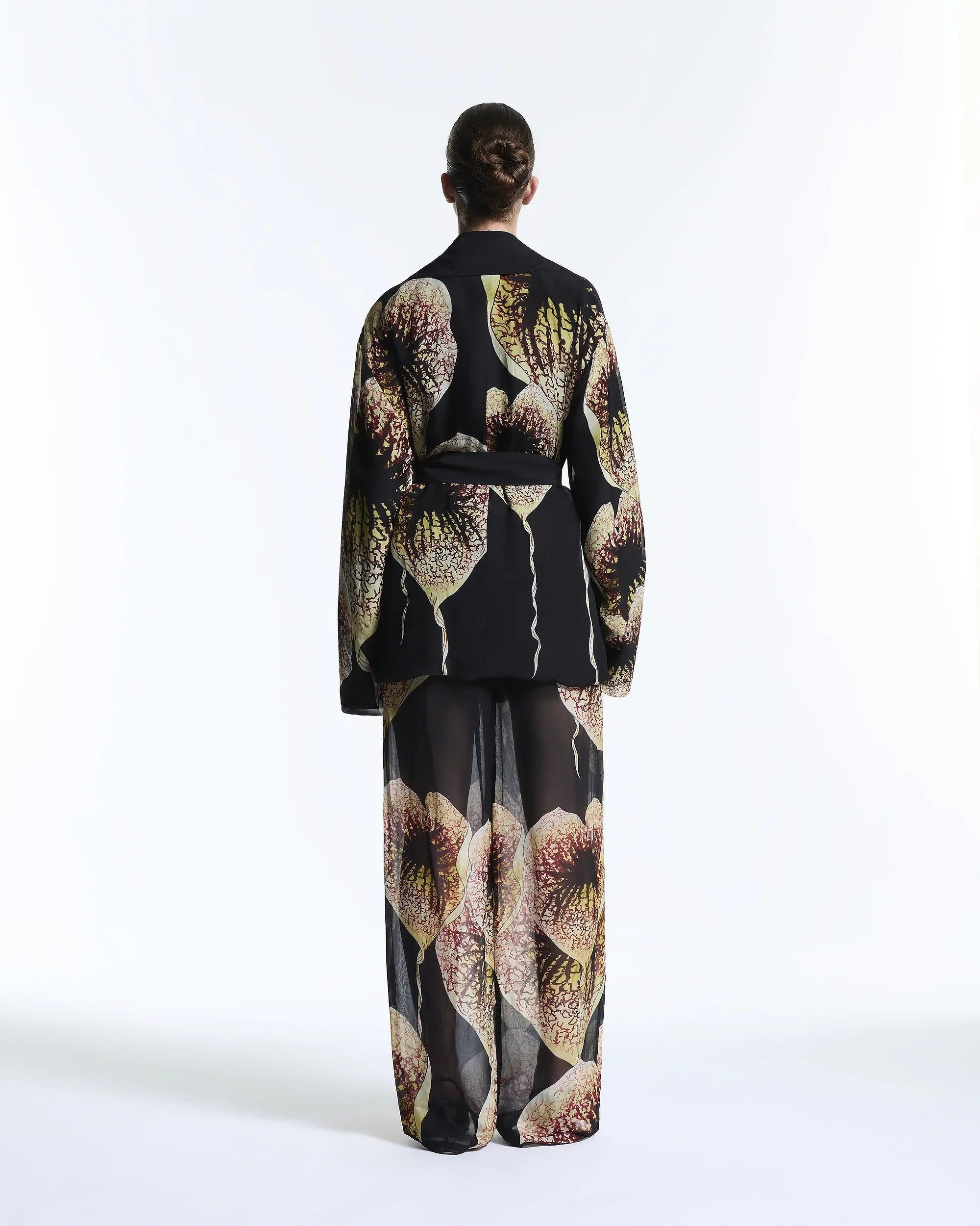 ARISTOLOCHIA ORGANZA WIDE LEG PANTS - MUMA WORLD