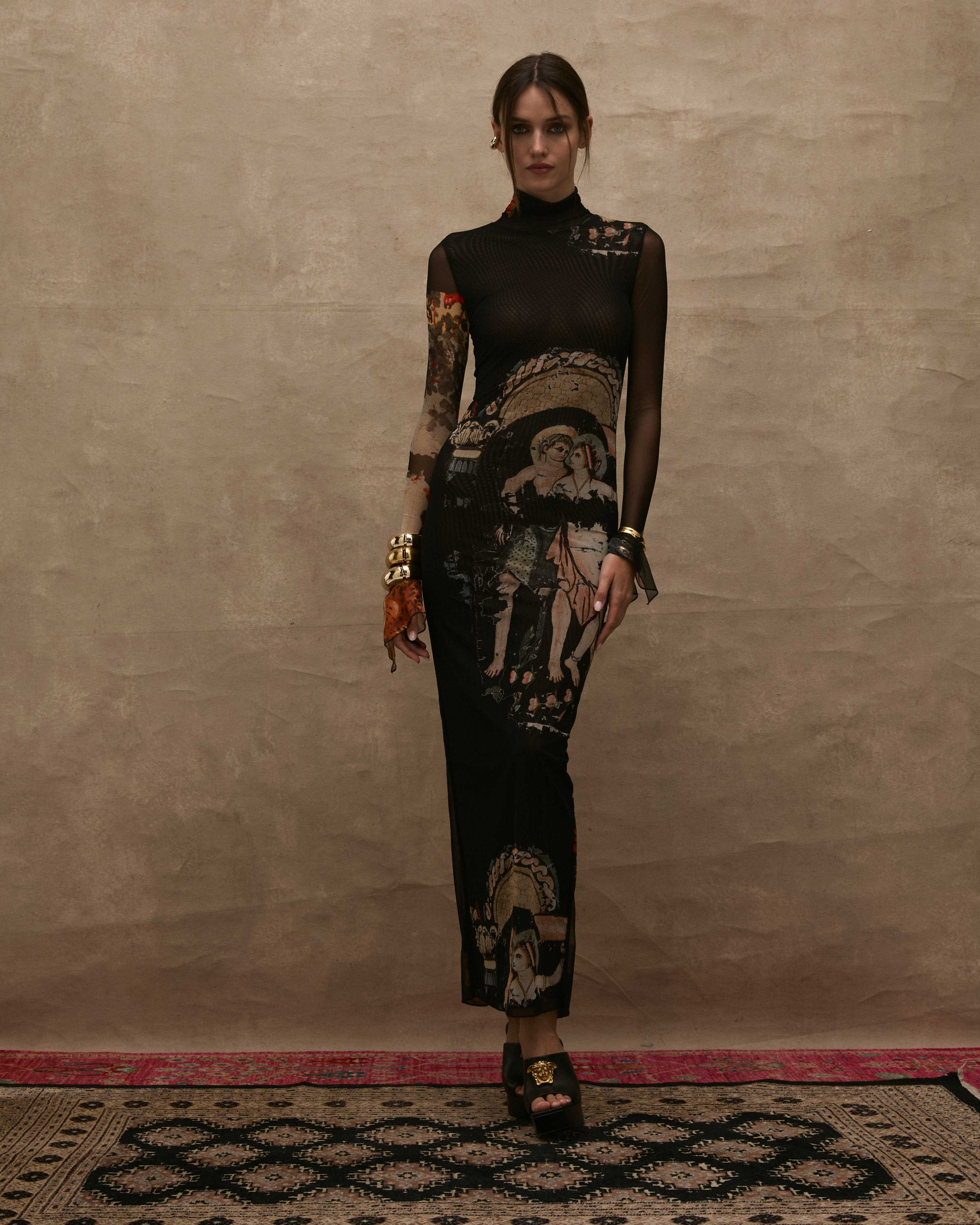 Bastet Pheonix Mesh Dress