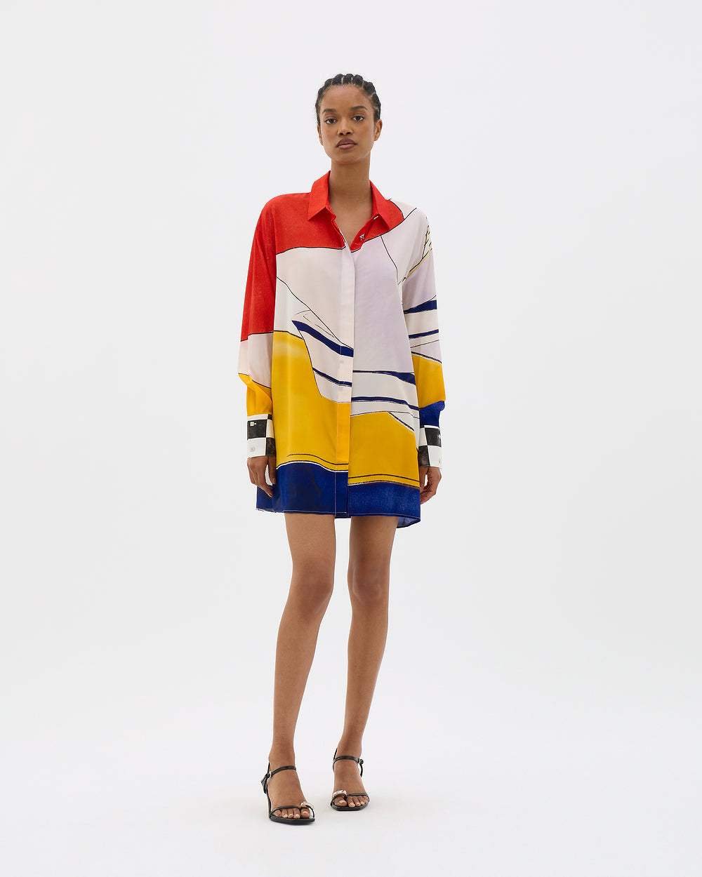 Sails Oversized Long Sleeve Shirt - MUMA WORLD  Top