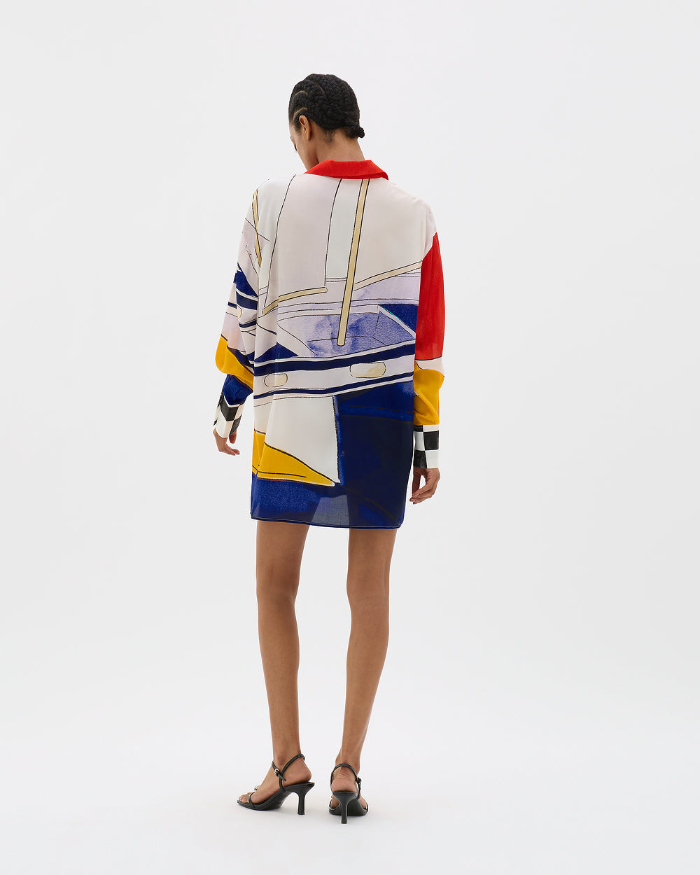 Sails Oversized Long Sleeve Shirt - MUMA WORLD  Top