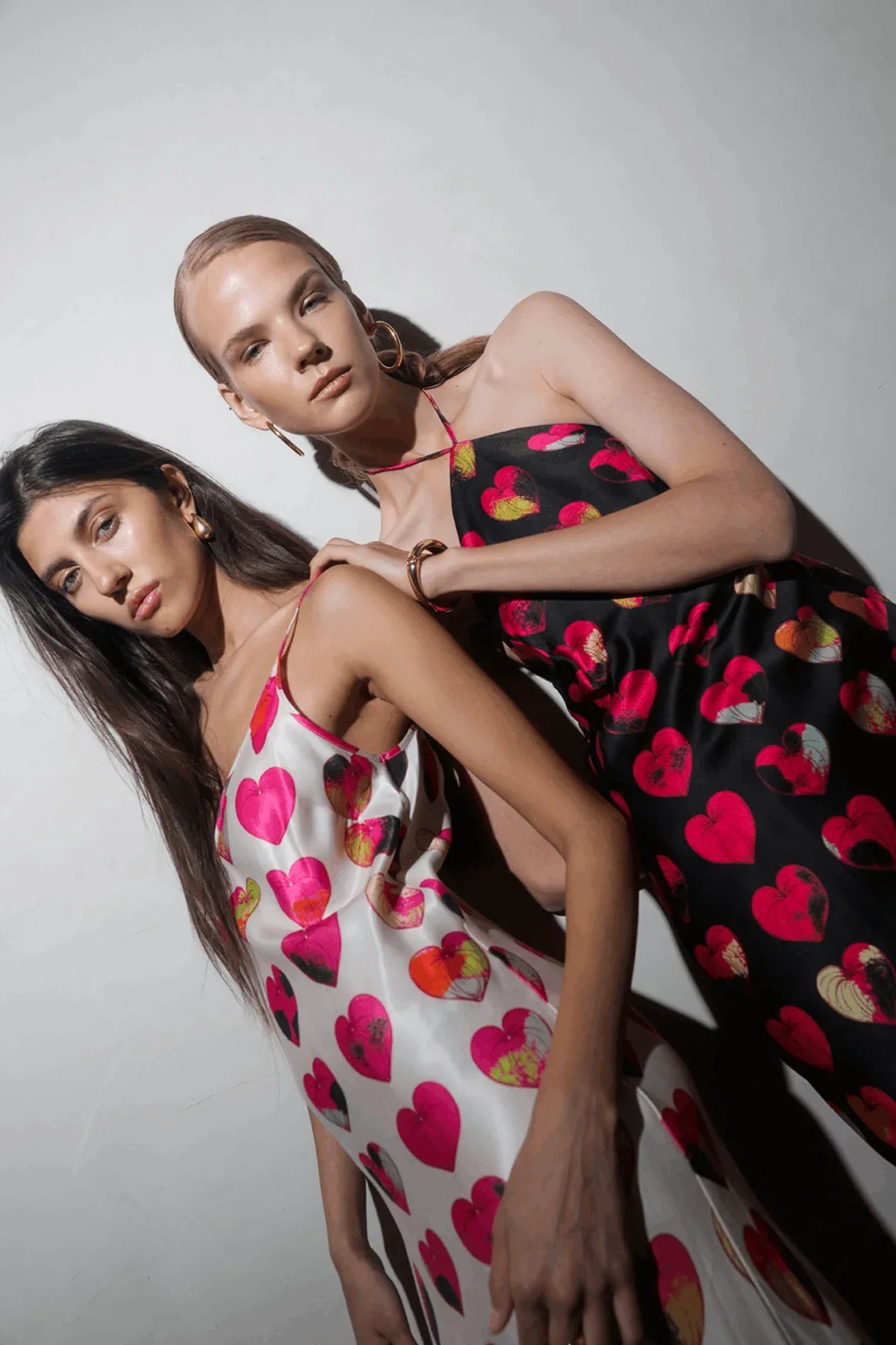 Bleeding Hearts Halter Maxi Dress - MUMA WORLD