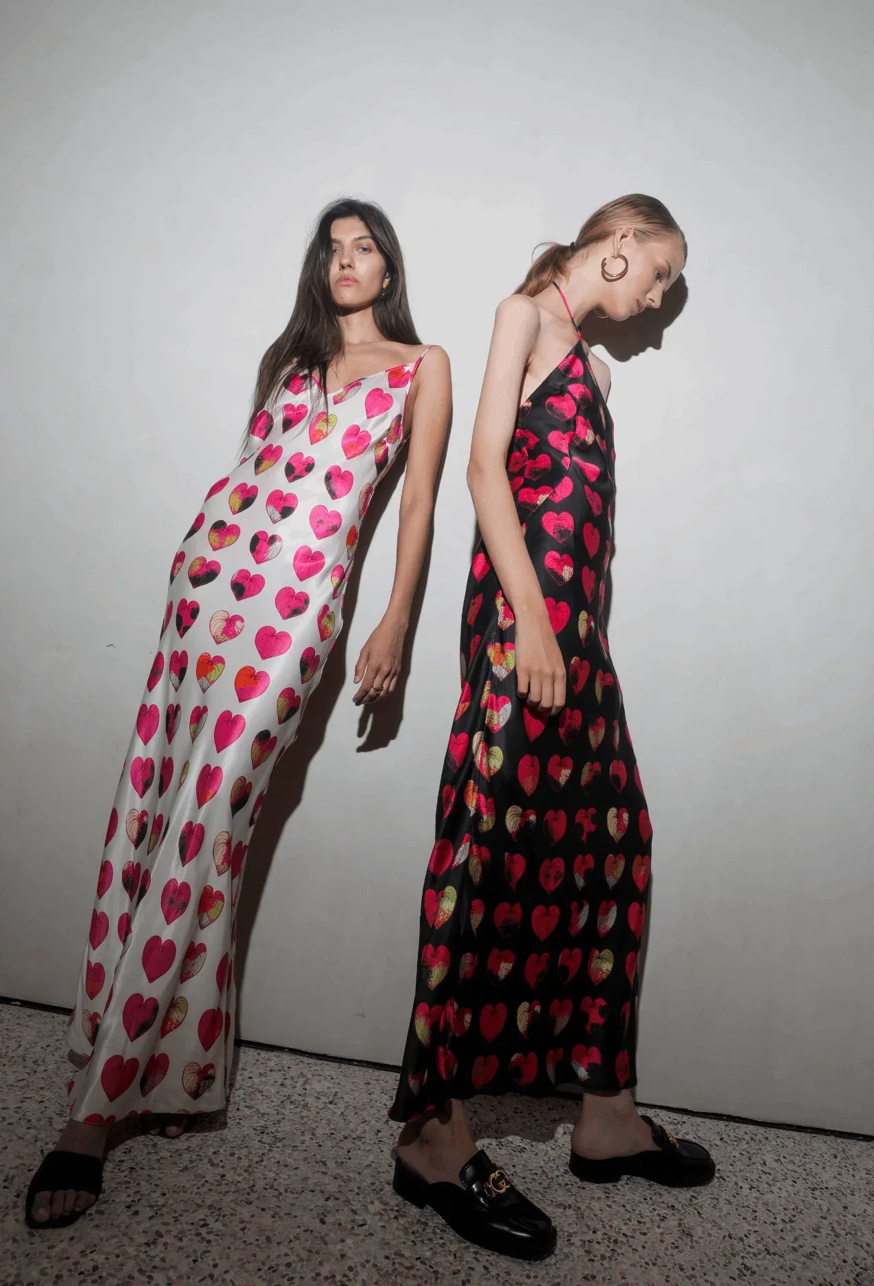 Bleeding Hearts Halter Maxi Dress - MUMA WORLD