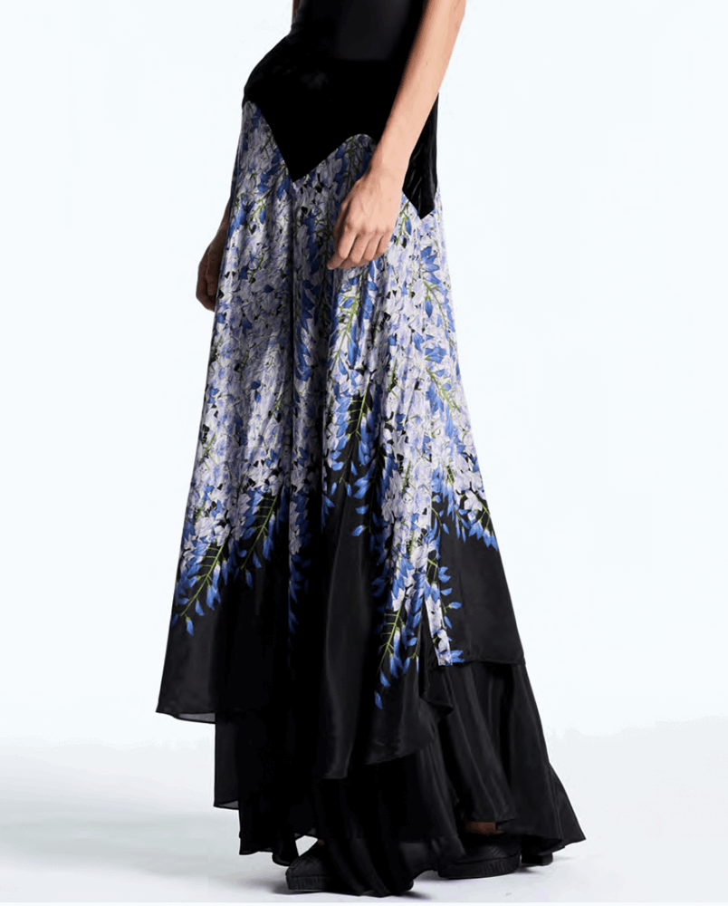 Wisteria Lyra Maxi Skirt