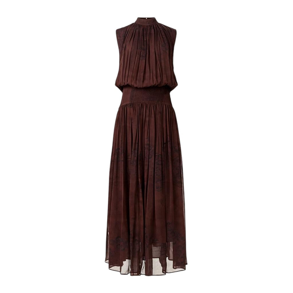 Deep Red Willow Amery Dress