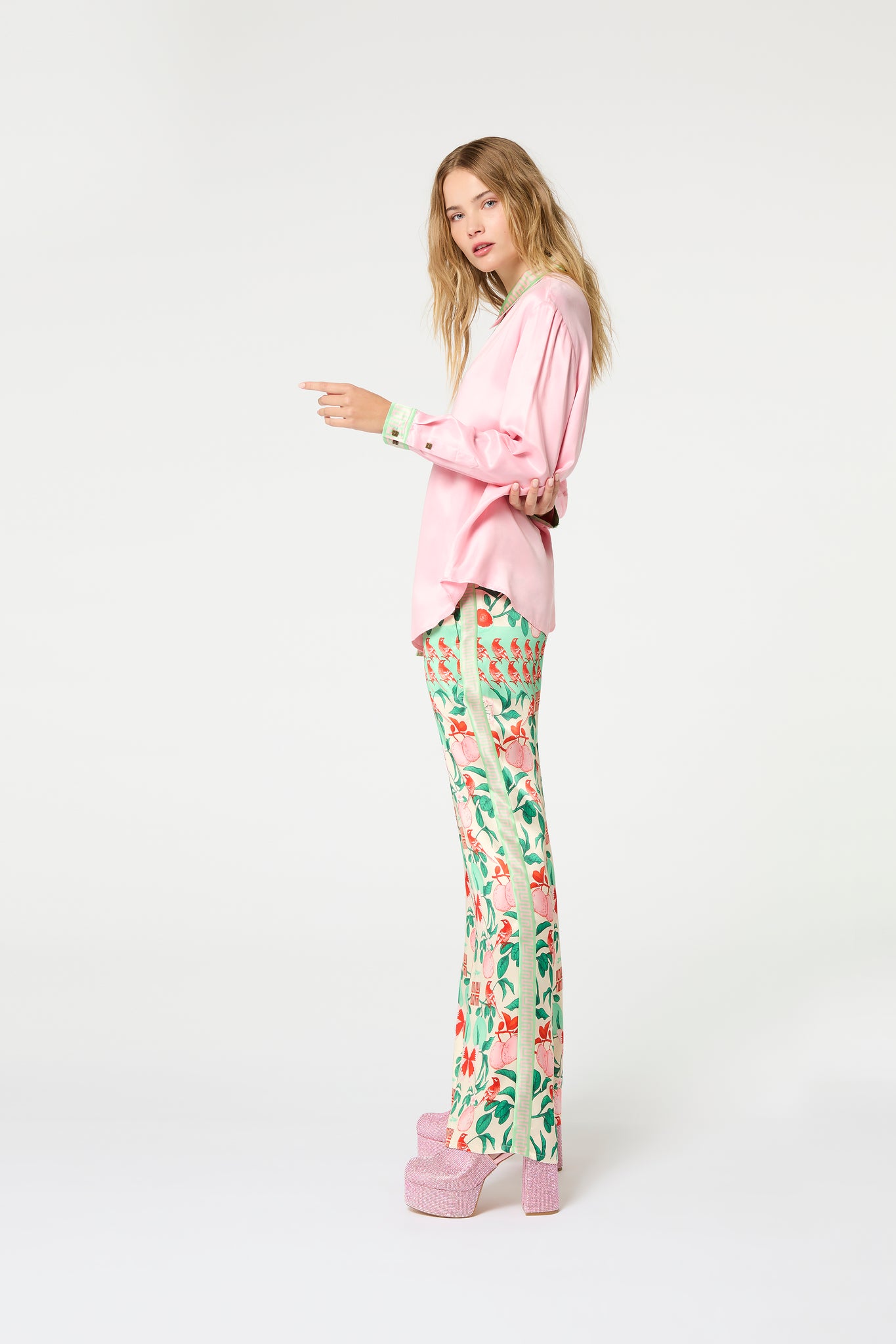 Pomelo Illustrated Pant
