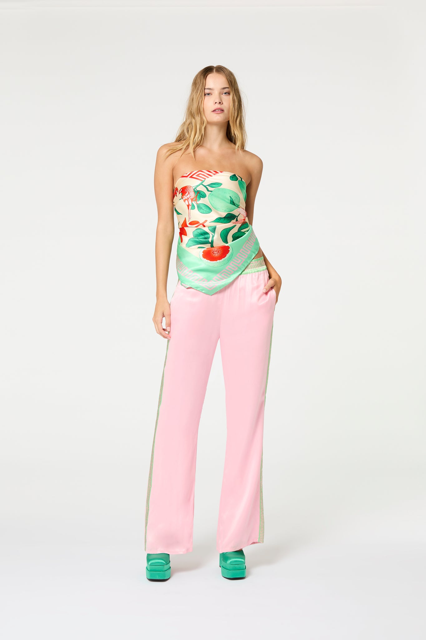 Pomelo Contrast Pant
