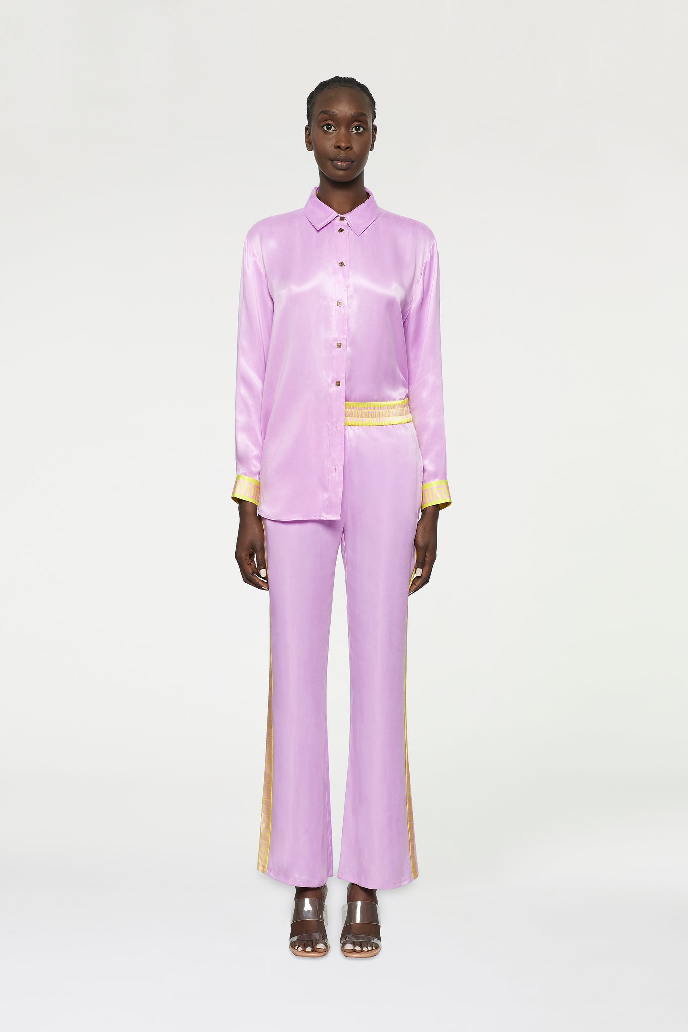 Coconut & Fingerlime Contrast Pant